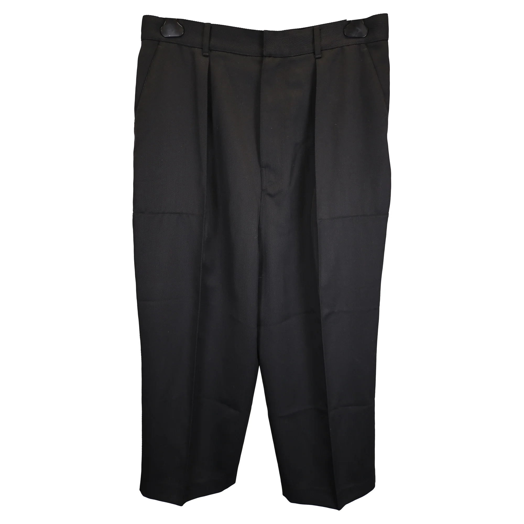 Women's Loewe Low Crotch Trousers in Black Wool