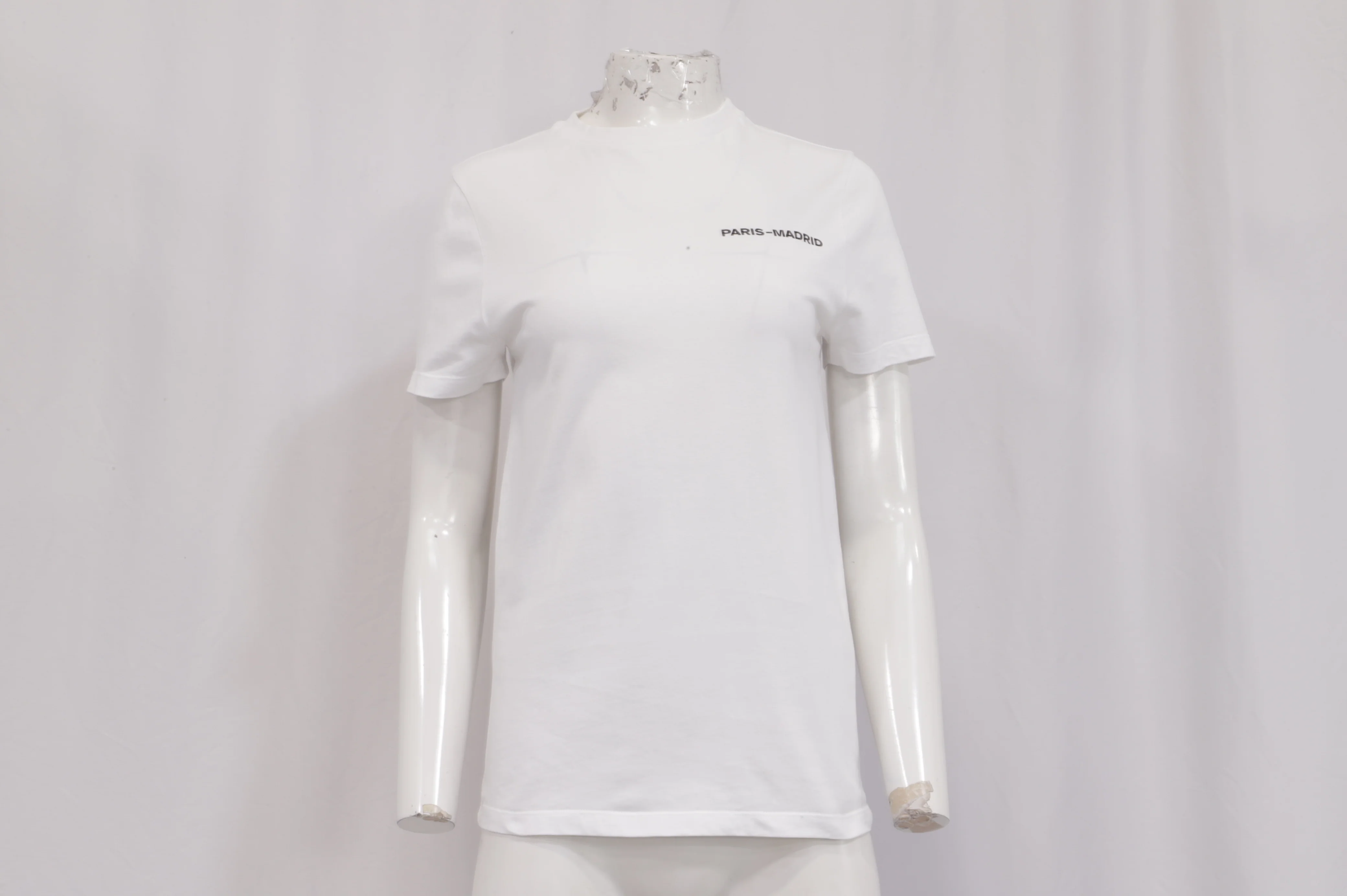 Women's Loewe Mount & Elephant Printed Crewneck T-Shirt in White Cotton - Image 7