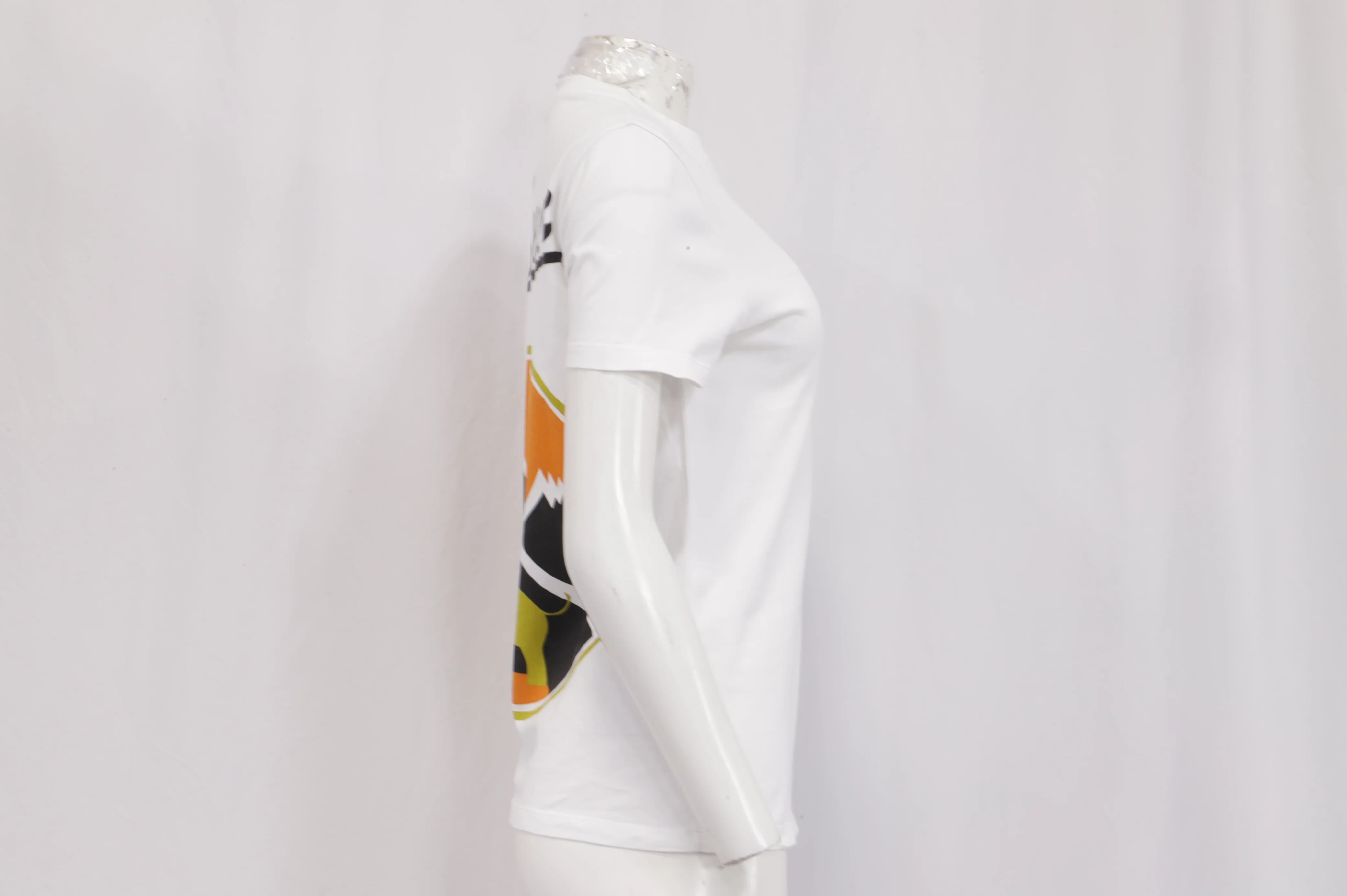 Women's Loewe Mount & Elephant Printed Crewneck T-Shirt in White Cotton - Image 9