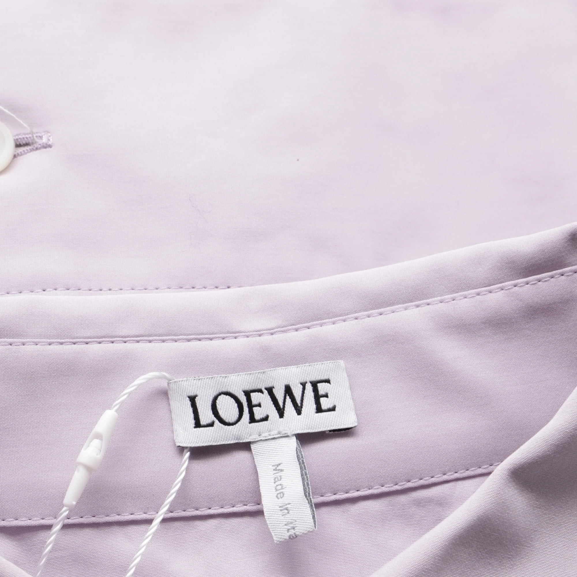 Women's Loewe Trapeze Shirt in Purple Cotton - Image 5