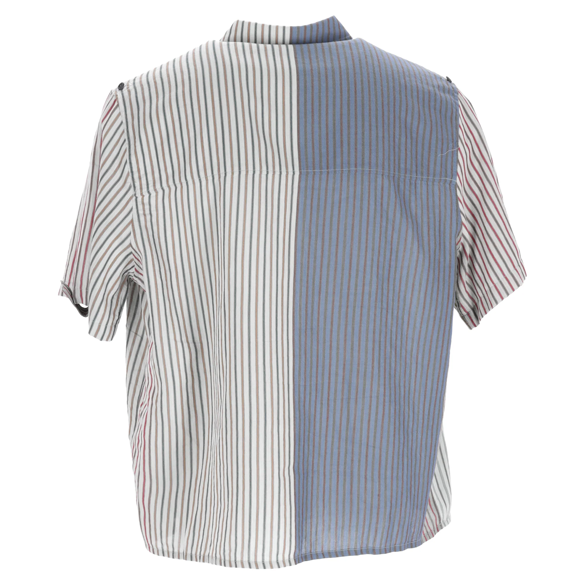 Women's  Loewe x Paula's Ibiza Striped Button-Down Shirt in Multicolor Cotton - Image 3