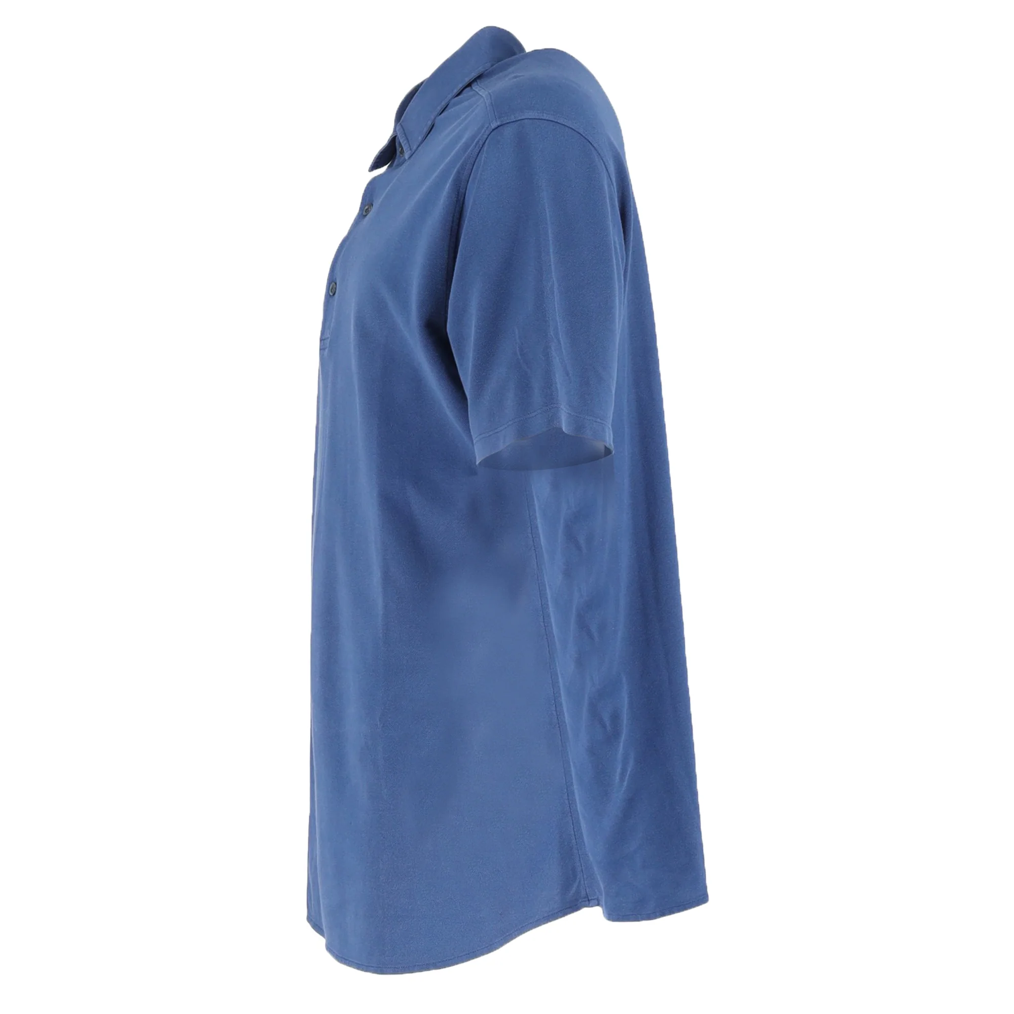 Men's Loro Piana Polo Shirt in Blue Cotton - Image 2