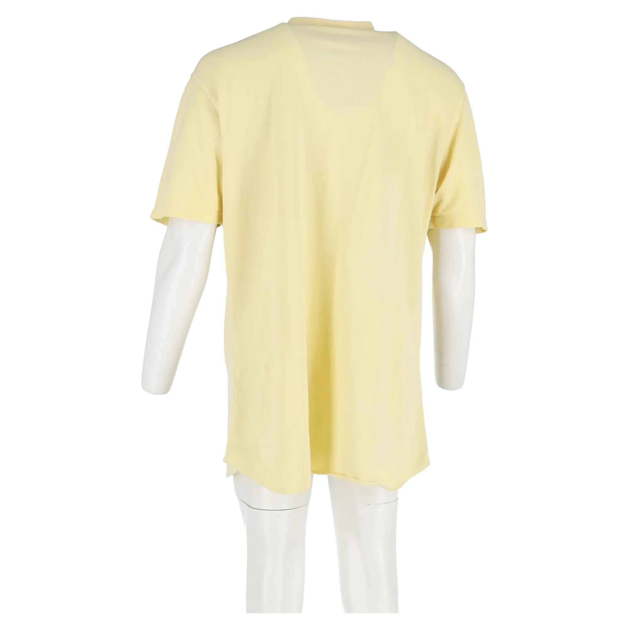 Men's Loro Piana Polo Shirt in Yellow Cotton - Image 6
