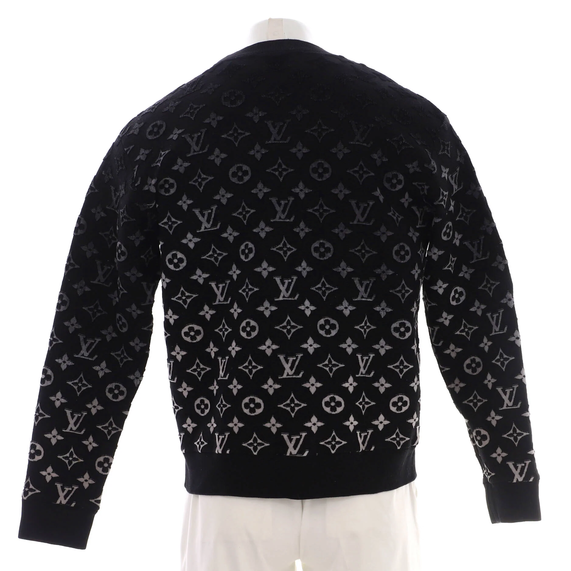 Men's Crewneck Sweater Monogram Degrade Cotton - Image 2