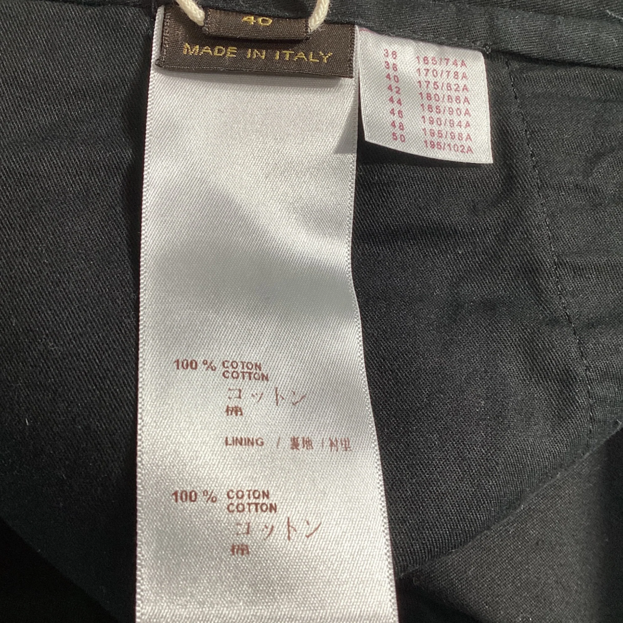 Men's Louis Vuitton Straight0Leg Trousers in Grey Cotton - Image 4