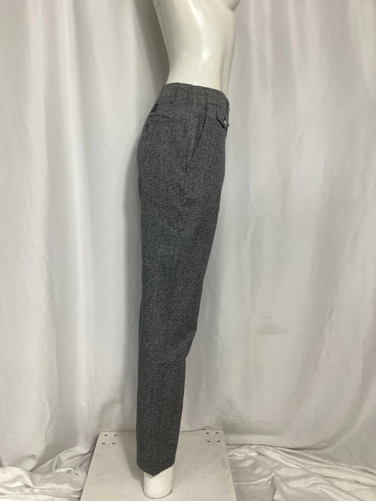 Men's Louis Vuitton Straight0Leg Trousers in Grey Cotton - Image 7