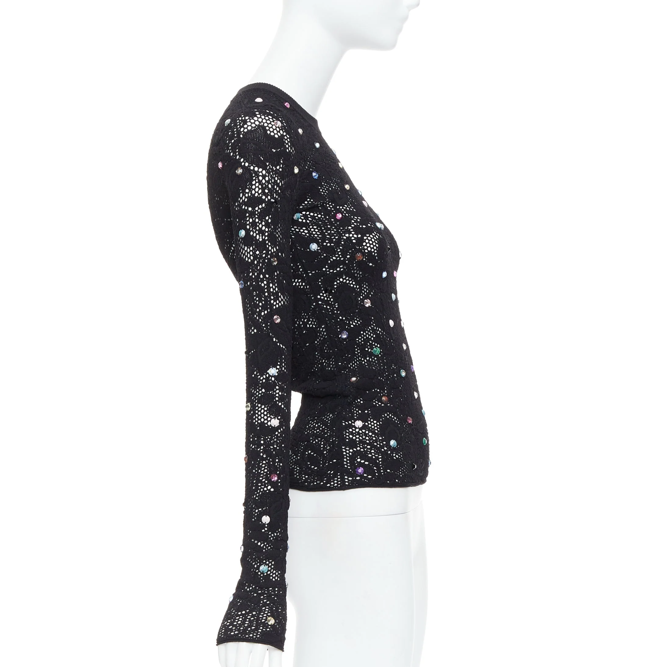 Women's Louis Vuitton Floral Lace Pullover - Image 10