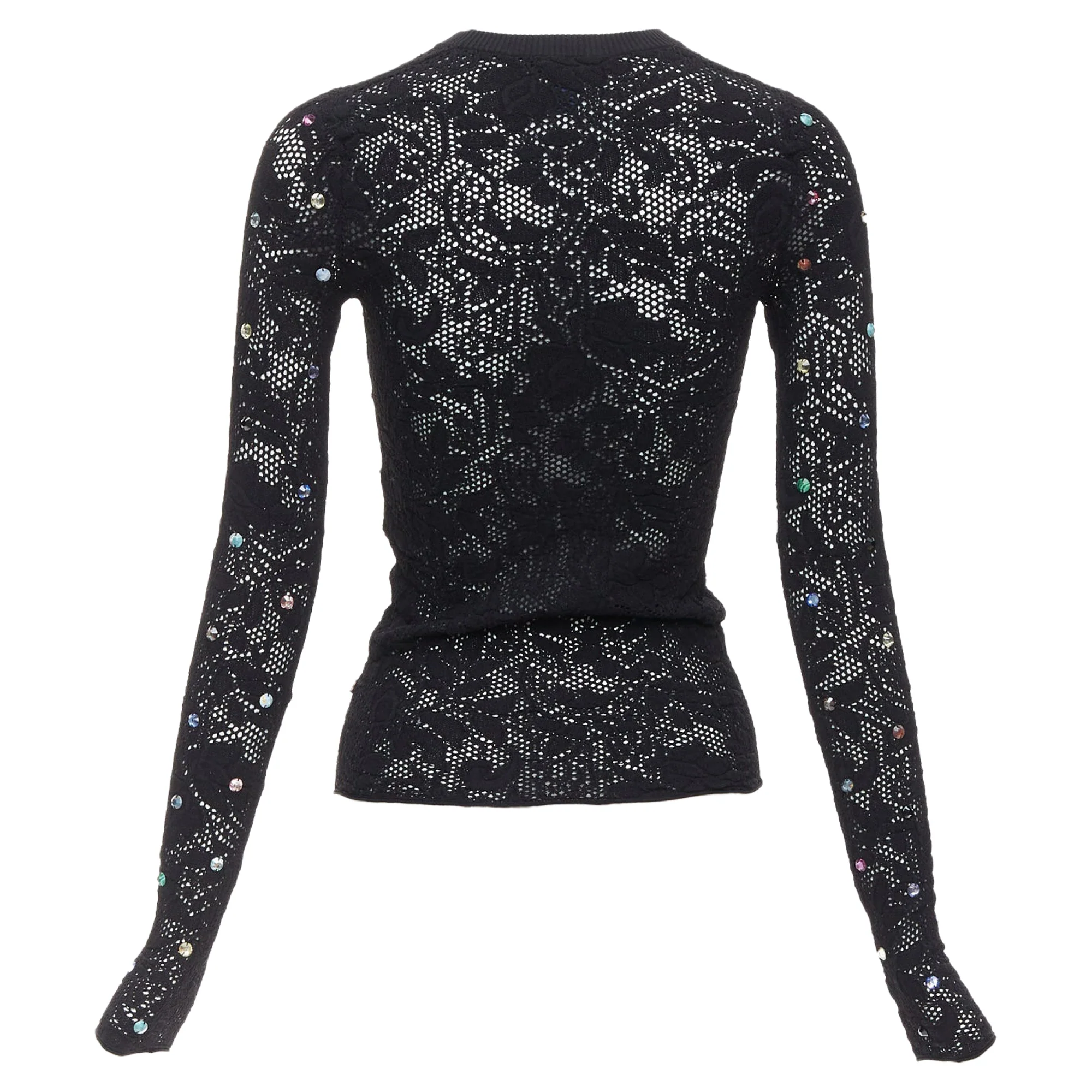 Women's Louis Vuitton Floral Lace Pullover - Image 5