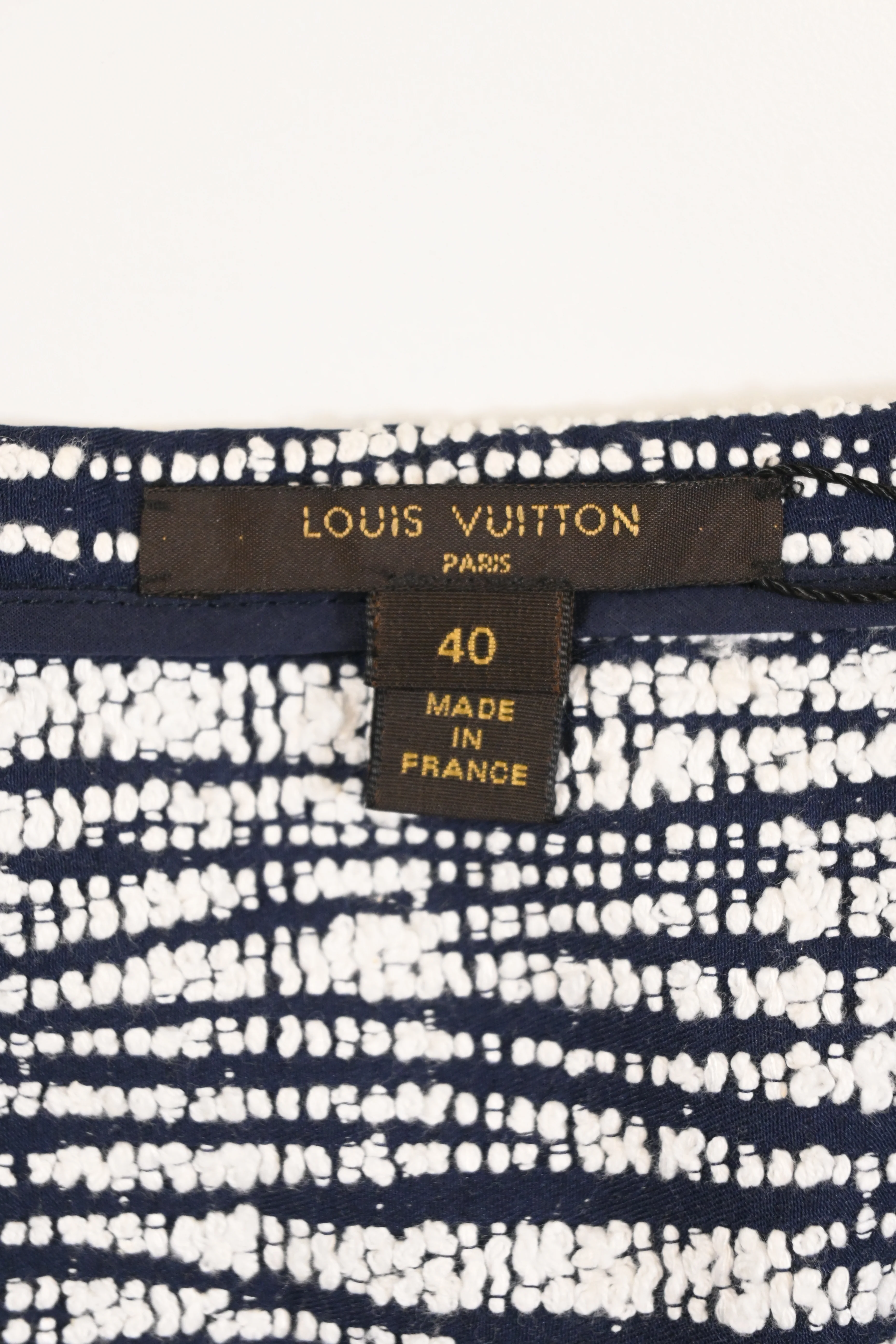 Women's Louis Vuitton Printed Mini Zipped A-Line Skirt in Multicolor Wool - Image 8