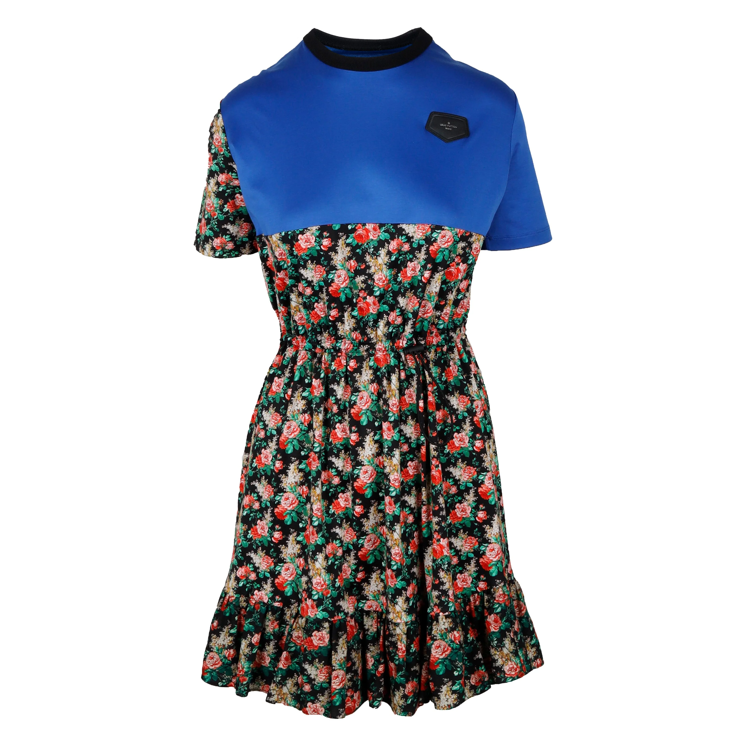 Women's Louis Vuitton Rose Print Tunic Dress - '10s
