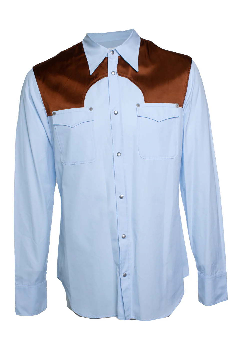 Men's Maison Margiela, blue western shirt