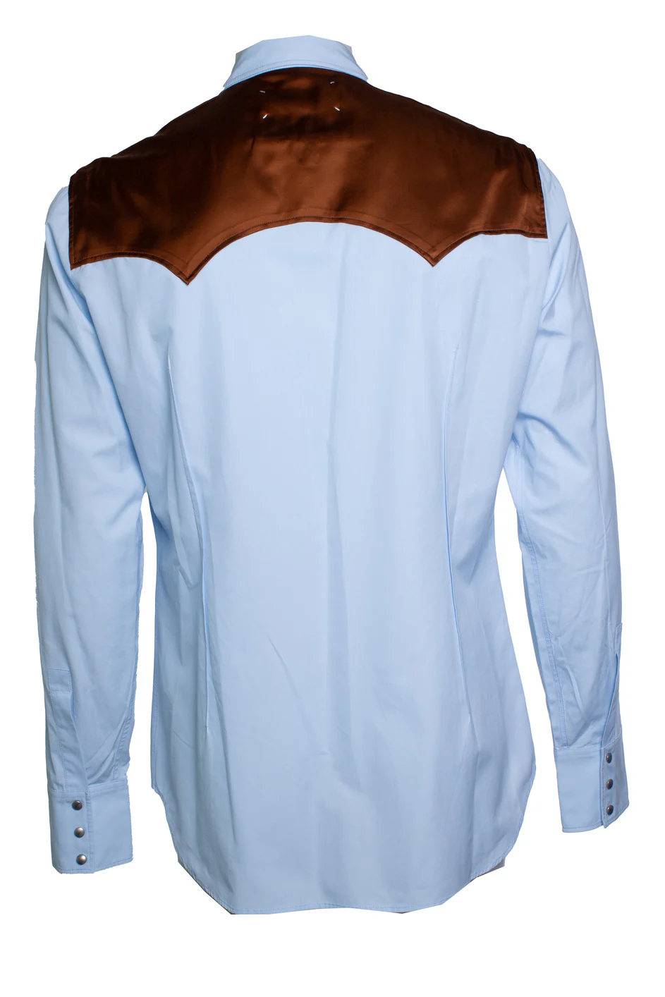 Men's Maison Margiela, blue western shirt - Image 3