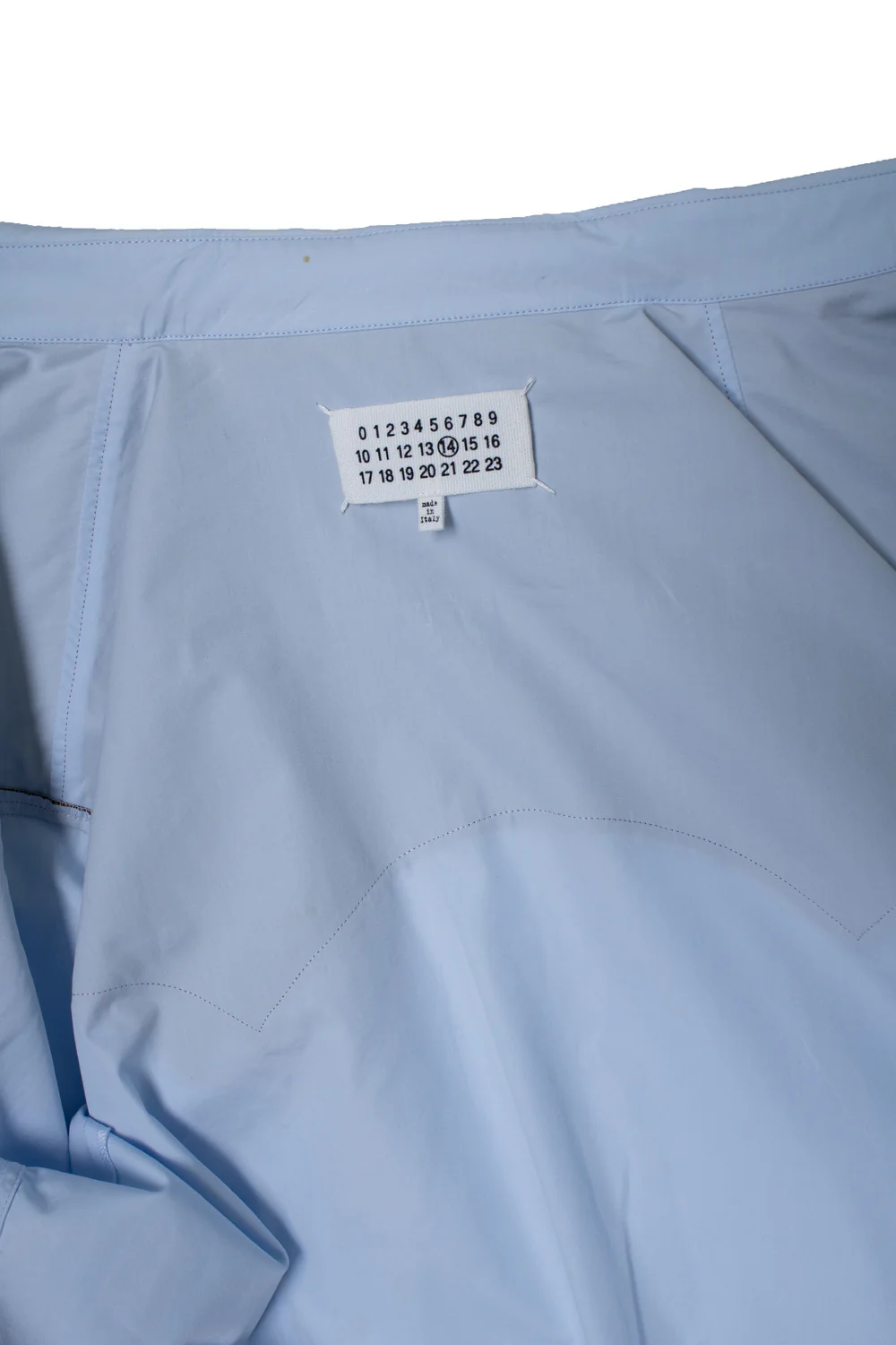 Men's Maison Margiela, blue western shirt - Image 8