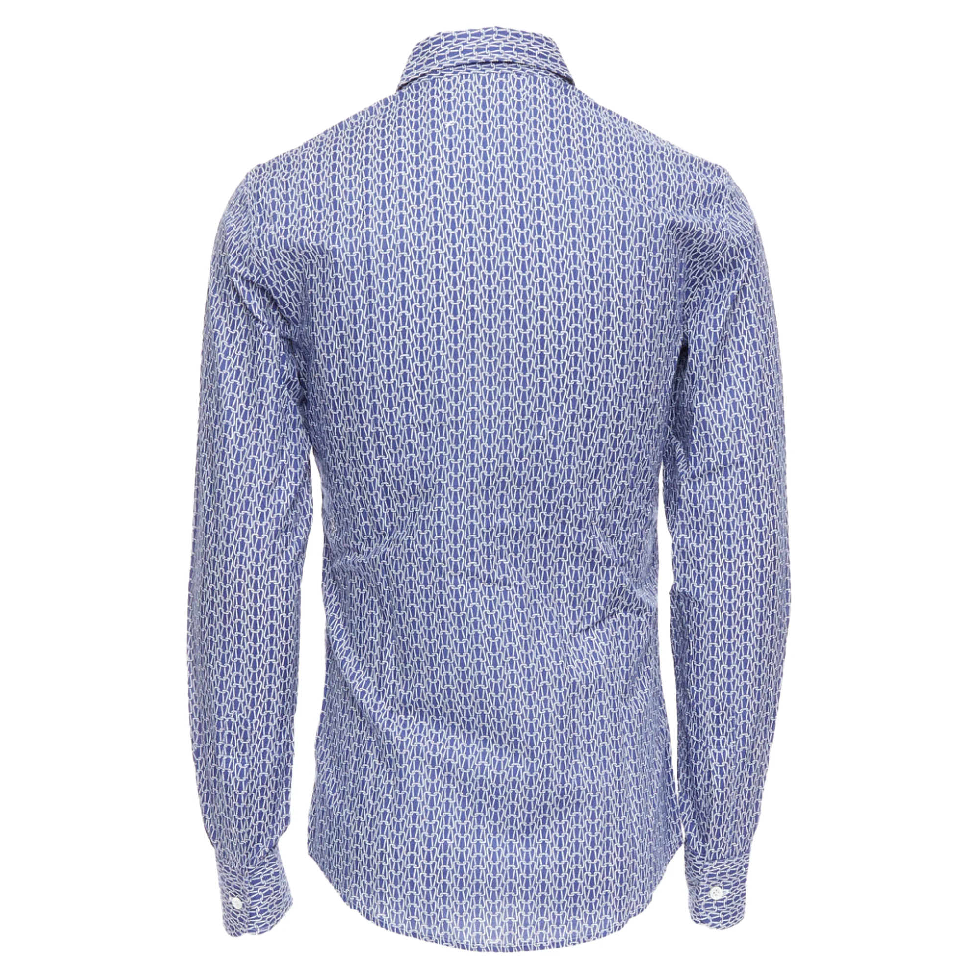 Men's Maison Margiela cotton knitted print dress shirt - Image 5