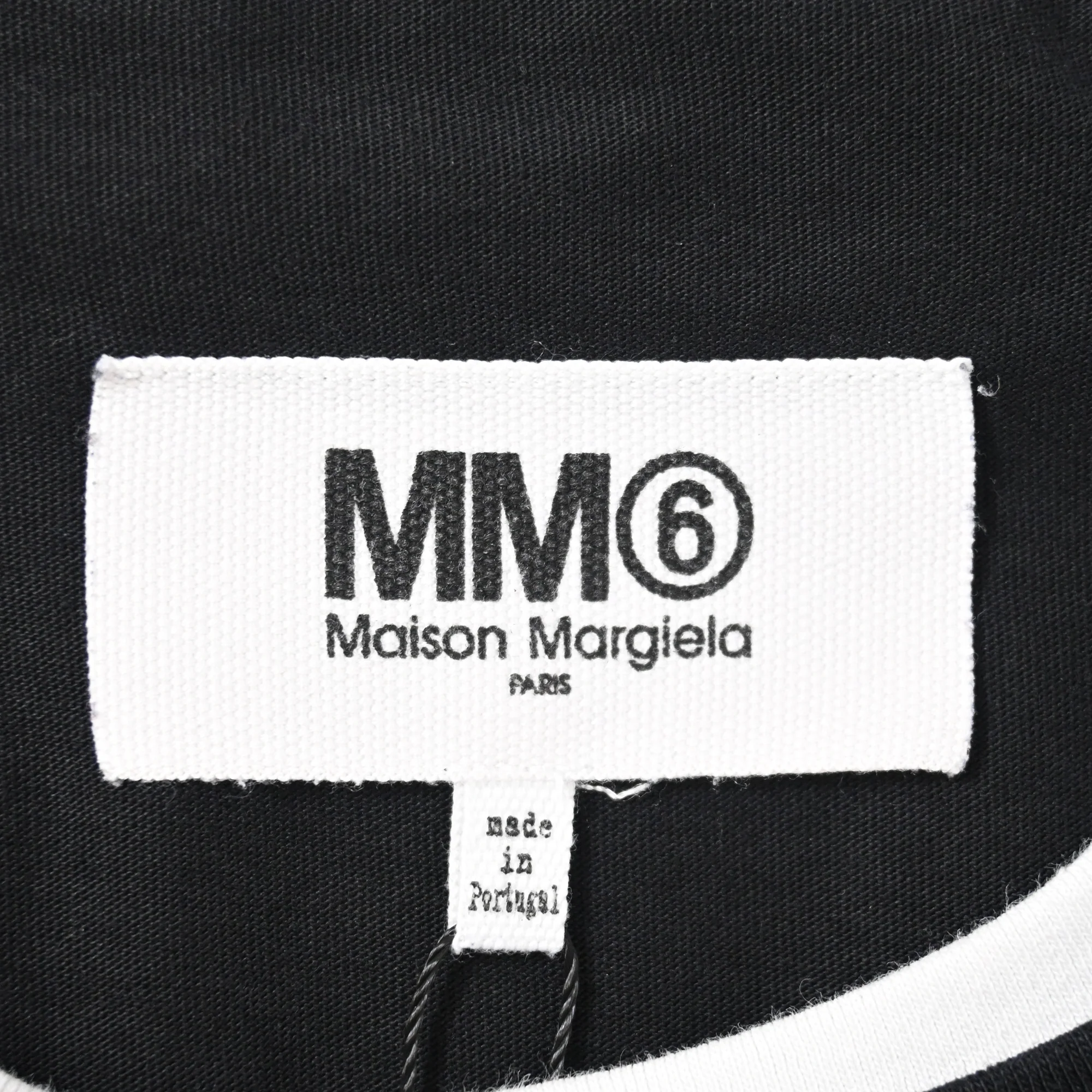 Women's Maison Margiela Crewneck Mini Sweater Dress in Black Cotton - Image 4