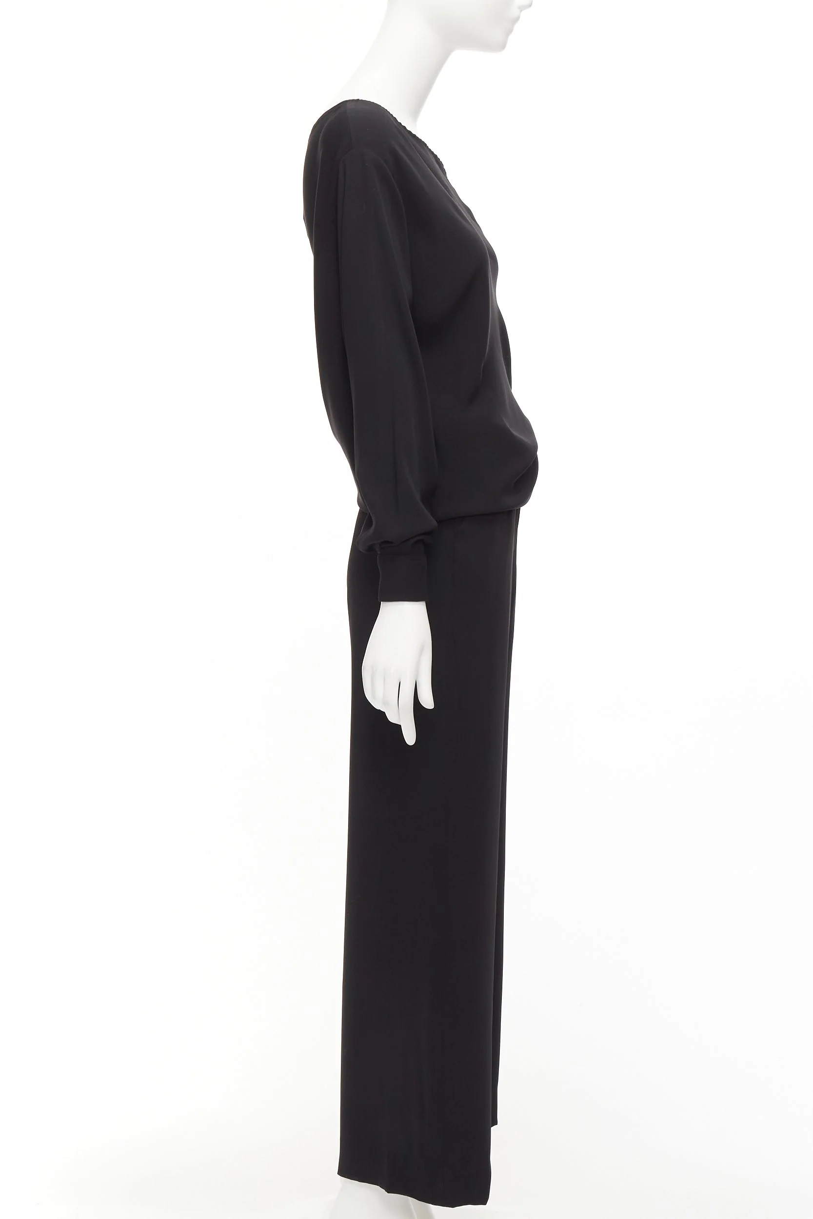 Women's Maison Margiela MM6 One Shoulder Drape Cut Cropped Jumpsuit - Image 10