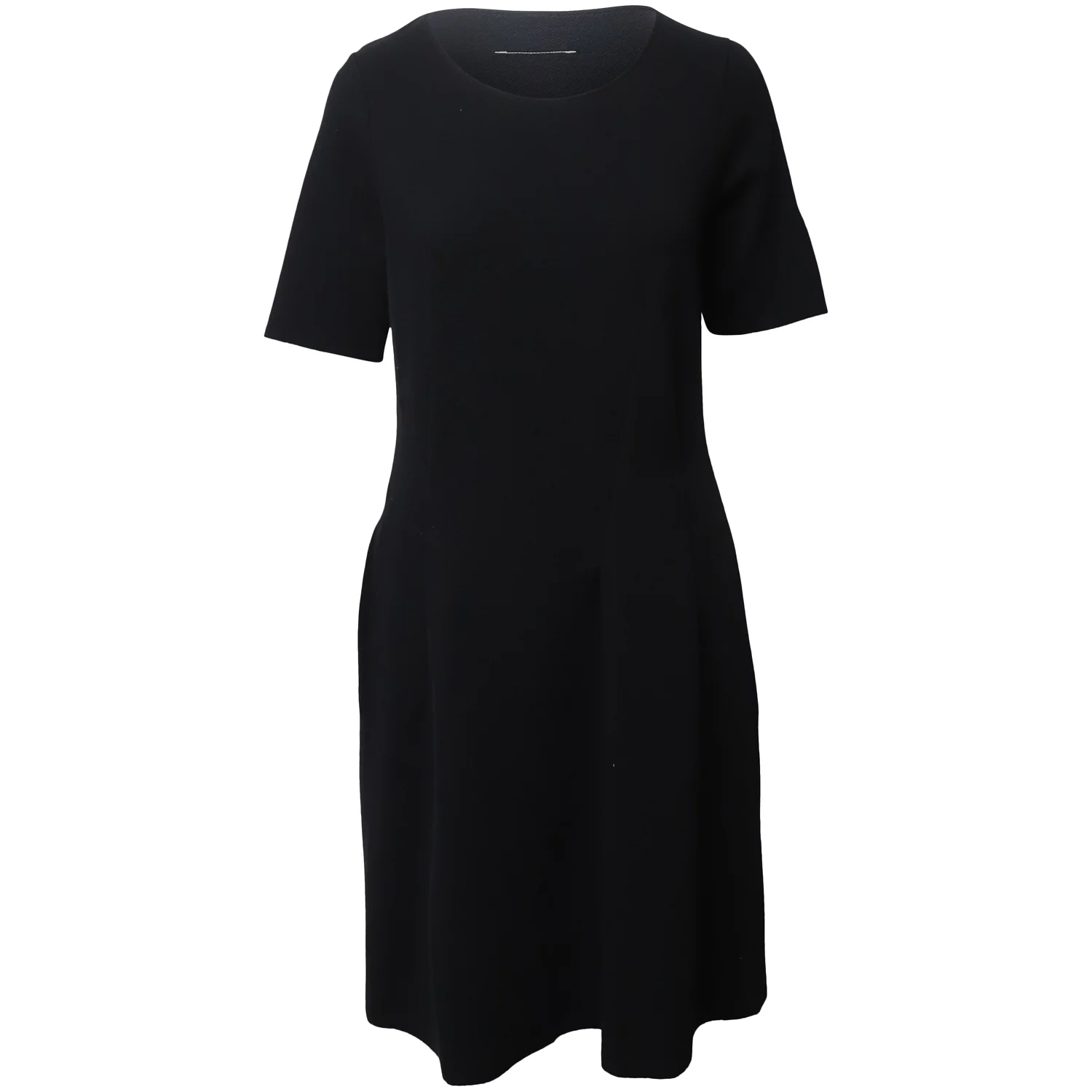Women's Maison Margiela MM6 T-Shirt Dress in Black Cotton