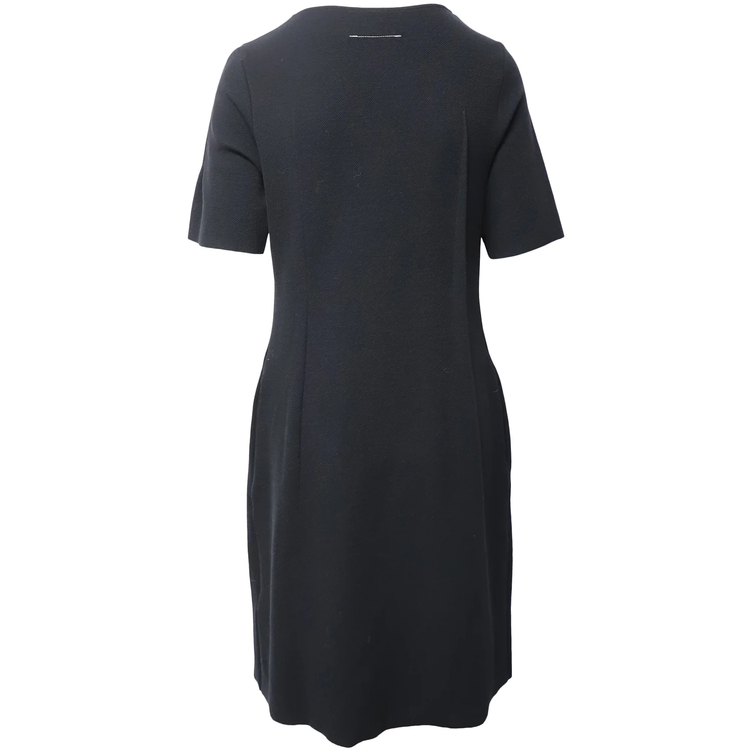 Women's Maison Margiela MM6 T-Shirt Dress in Black Cotton - Image 3