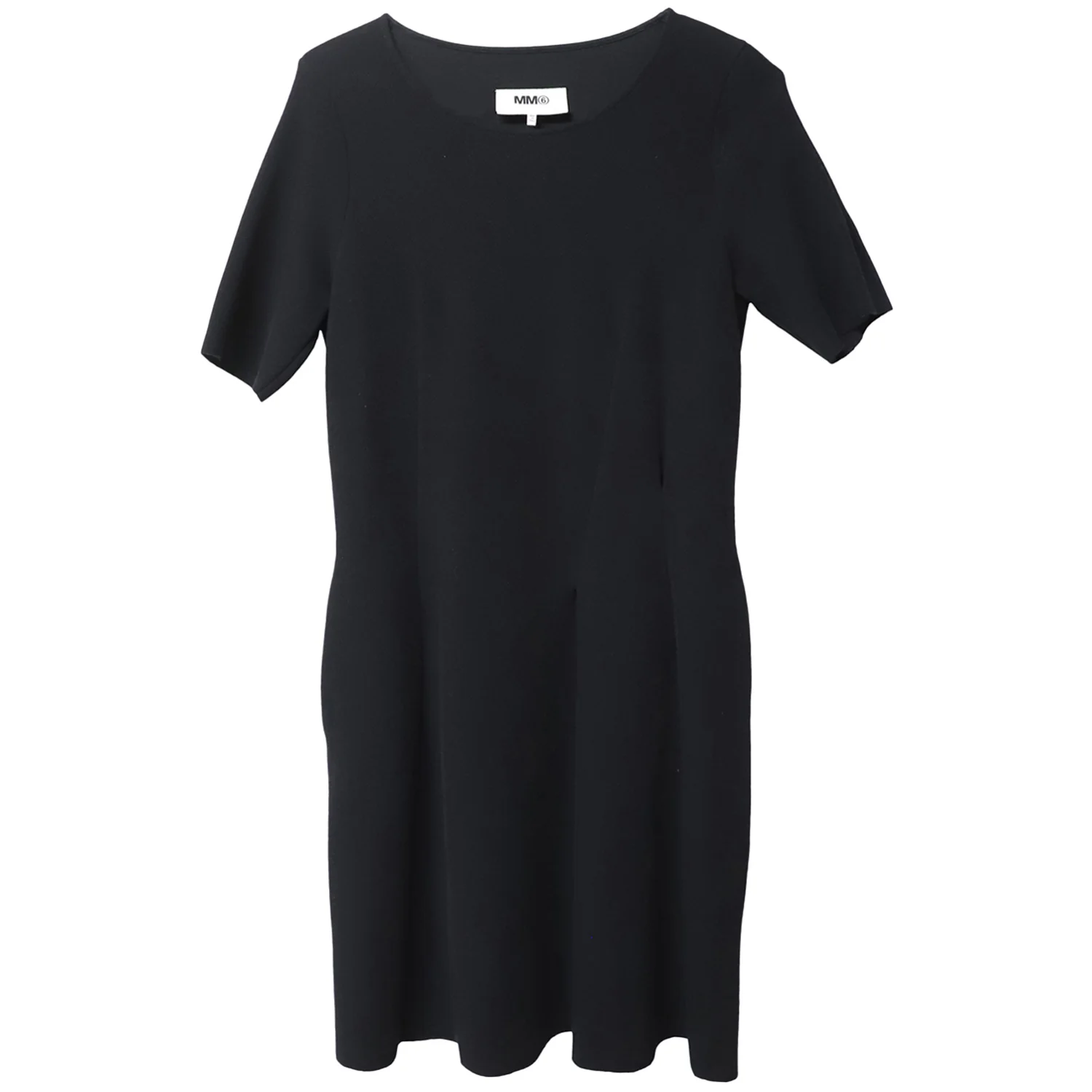 Women's Maison Margiela MM6 T-Shirt Dress in Black Cotton - Image 4