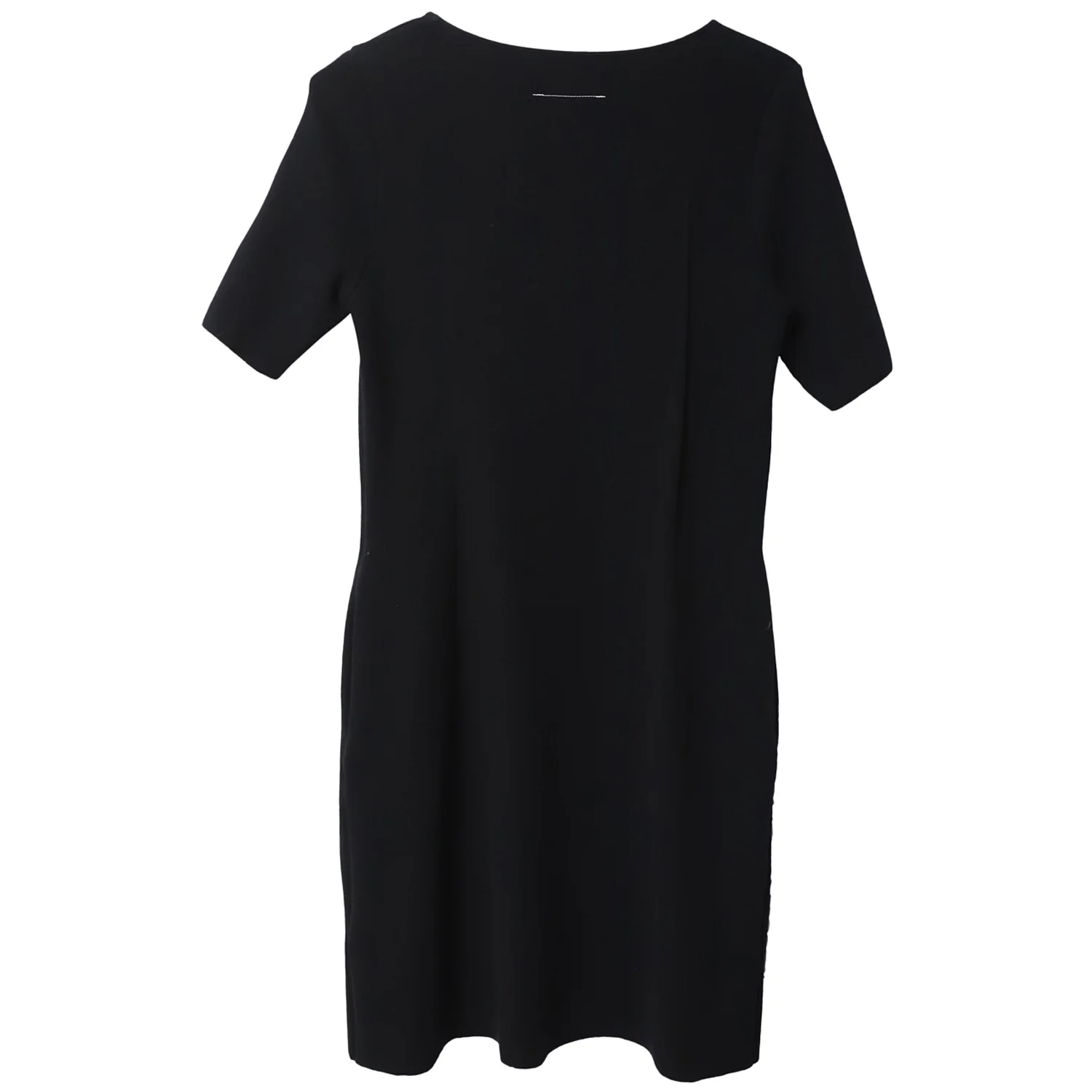 Women's Maison Margiela MM6 T-Shirt Dress in Black Cotton - Image 5