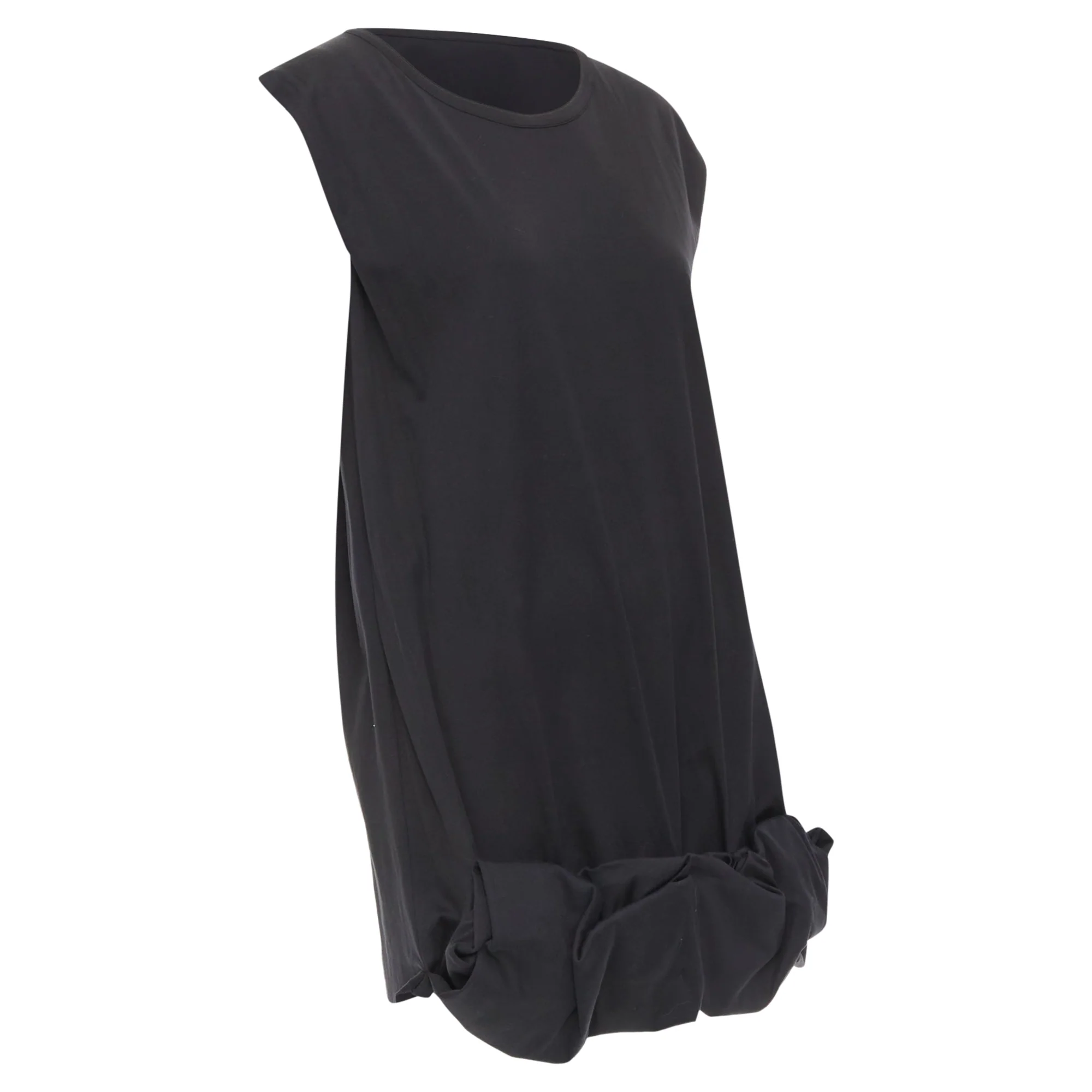 Women's MAISON MARTIN MARGIELA 2001 Vintage black cotton deconstructed bubble dress M - Image 3