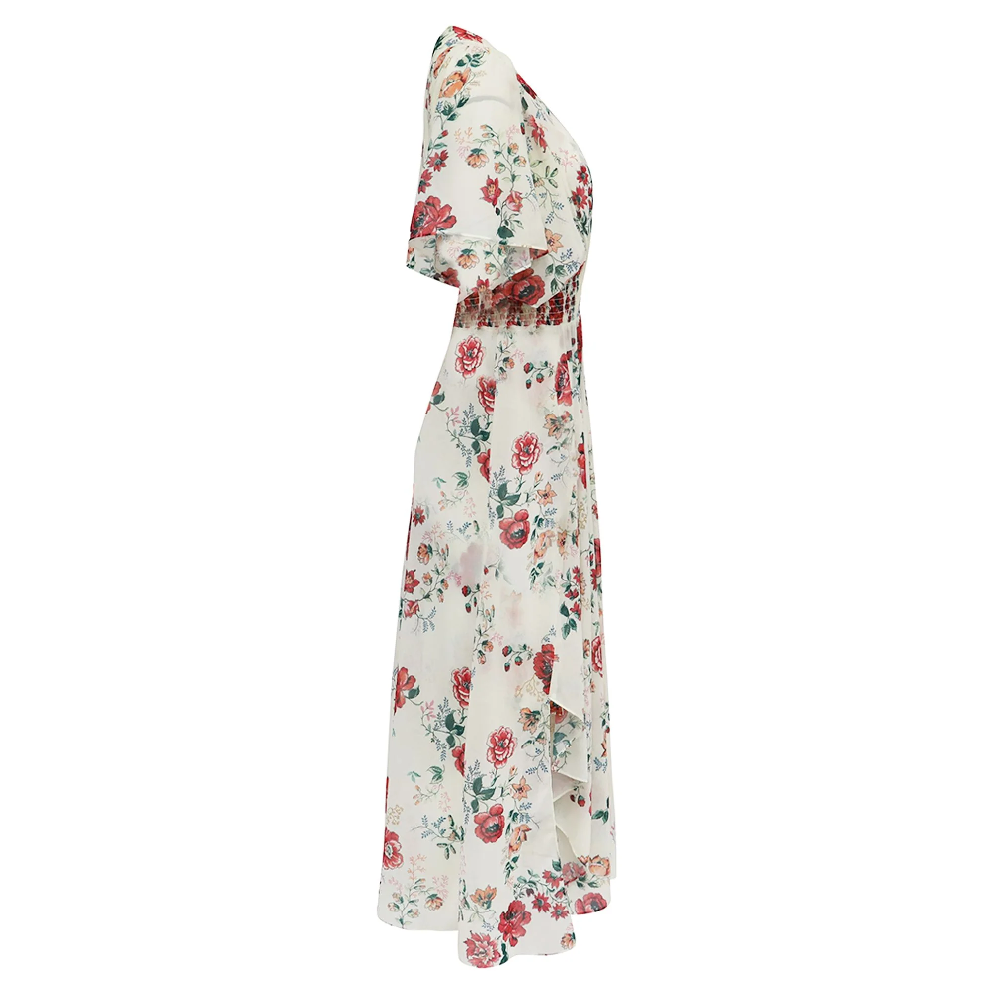 Women's Maje Rachelle Floral-Print Maxi with Inner Dress in Multicolor Polyester - Image 2
