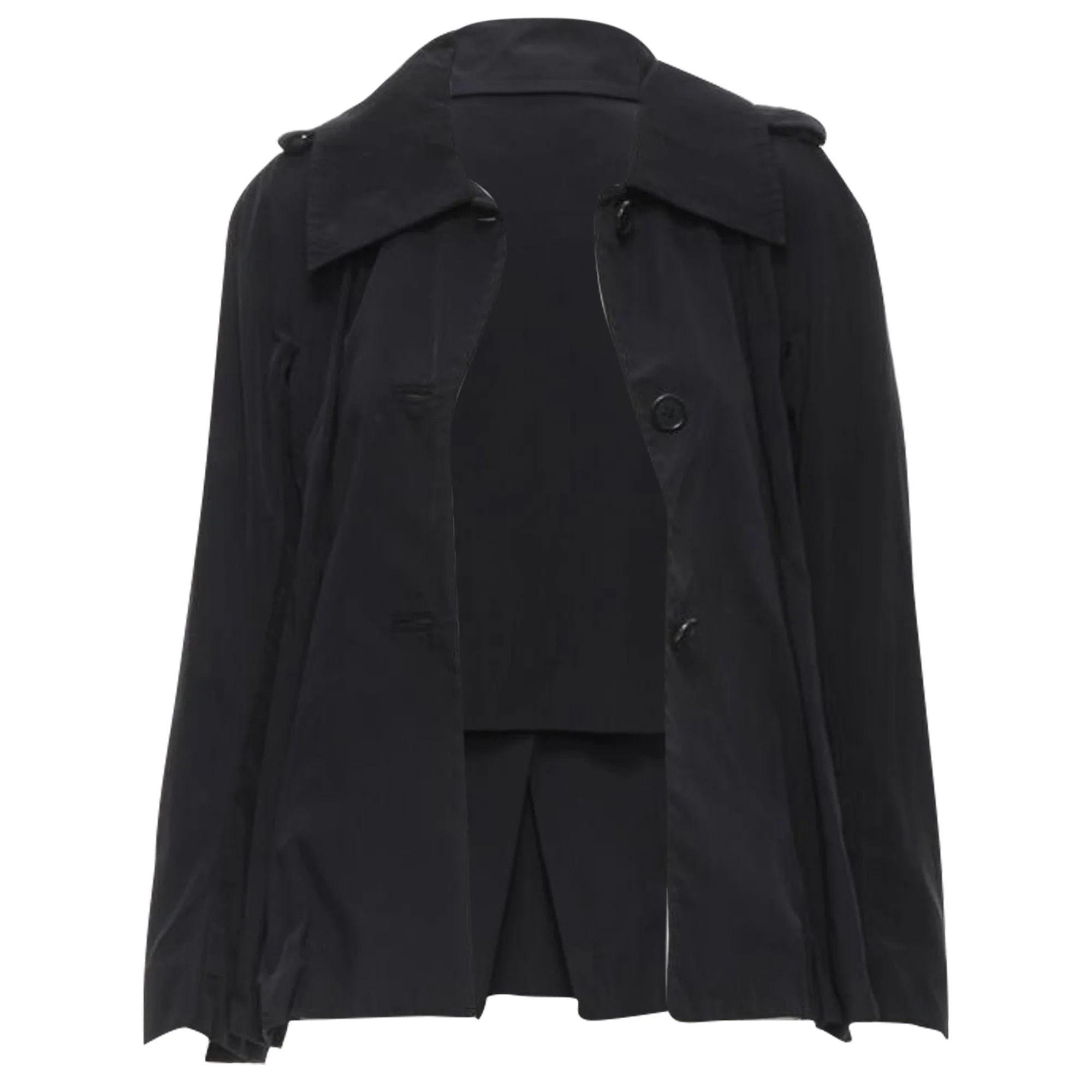 Women's Marni box dart short trench coat - Image 3