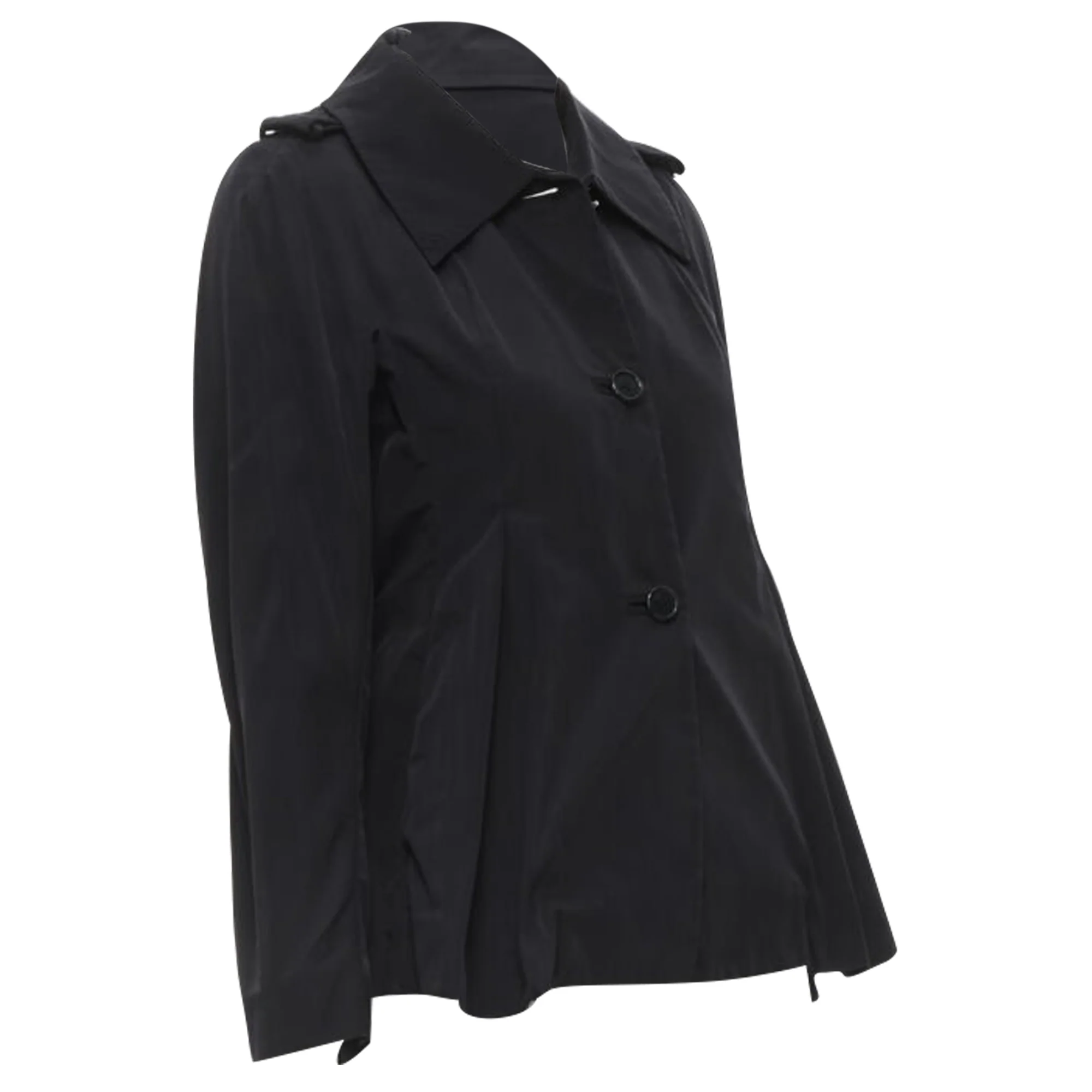 Women's Marni box dart short trench coat - Image 4