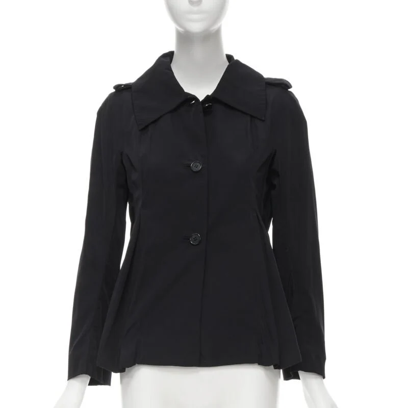 Women's Marni box dart short trench coat - Image 7