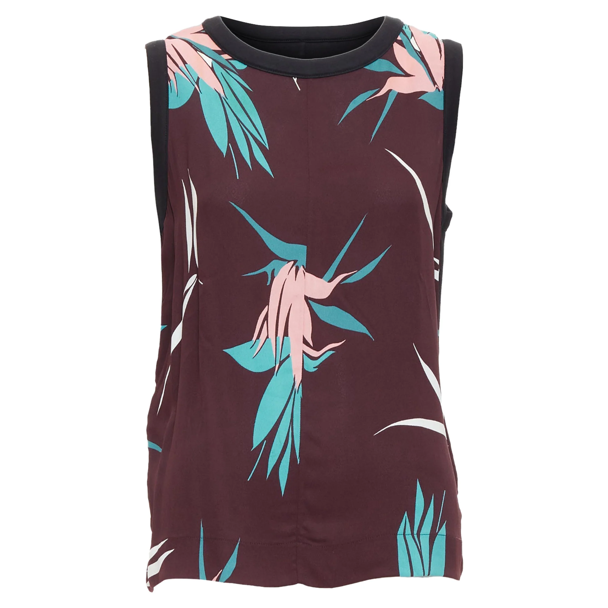 Women's Marni cotton blend tropical floral tank top