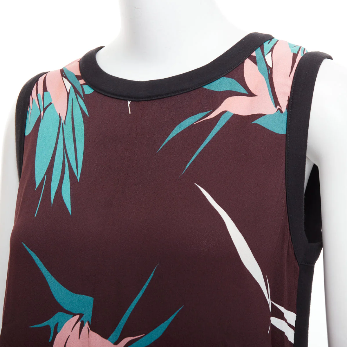 Women's Marni cotton blend tropical floral tank top - Image 8