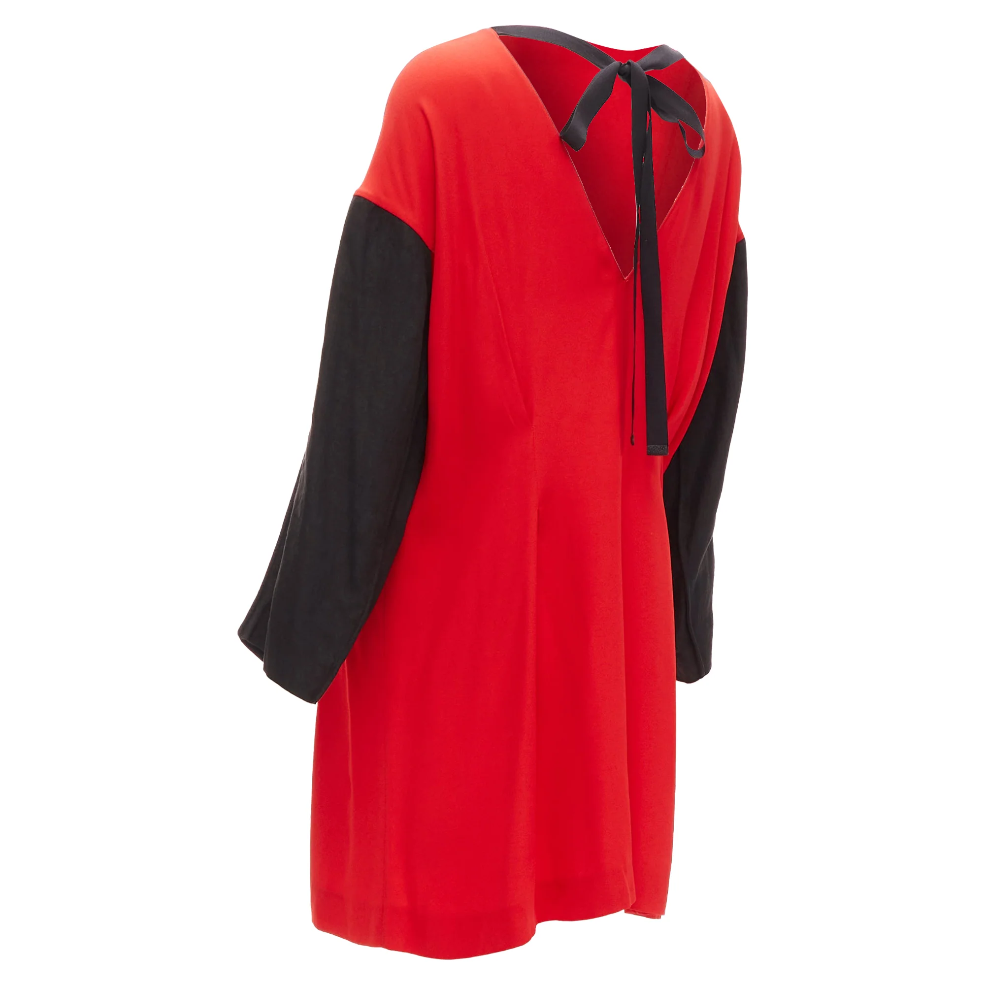 Women's Marni crast cutout armhole bateau tie back mini dress - Image 5