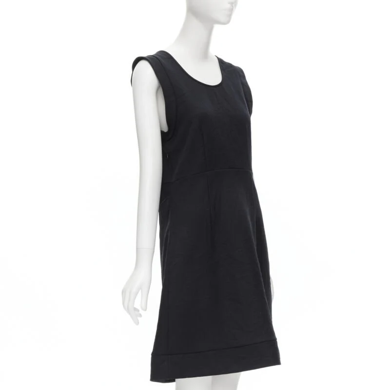 Women's Marni crinkled scoop neck boxy dress - Image 9
