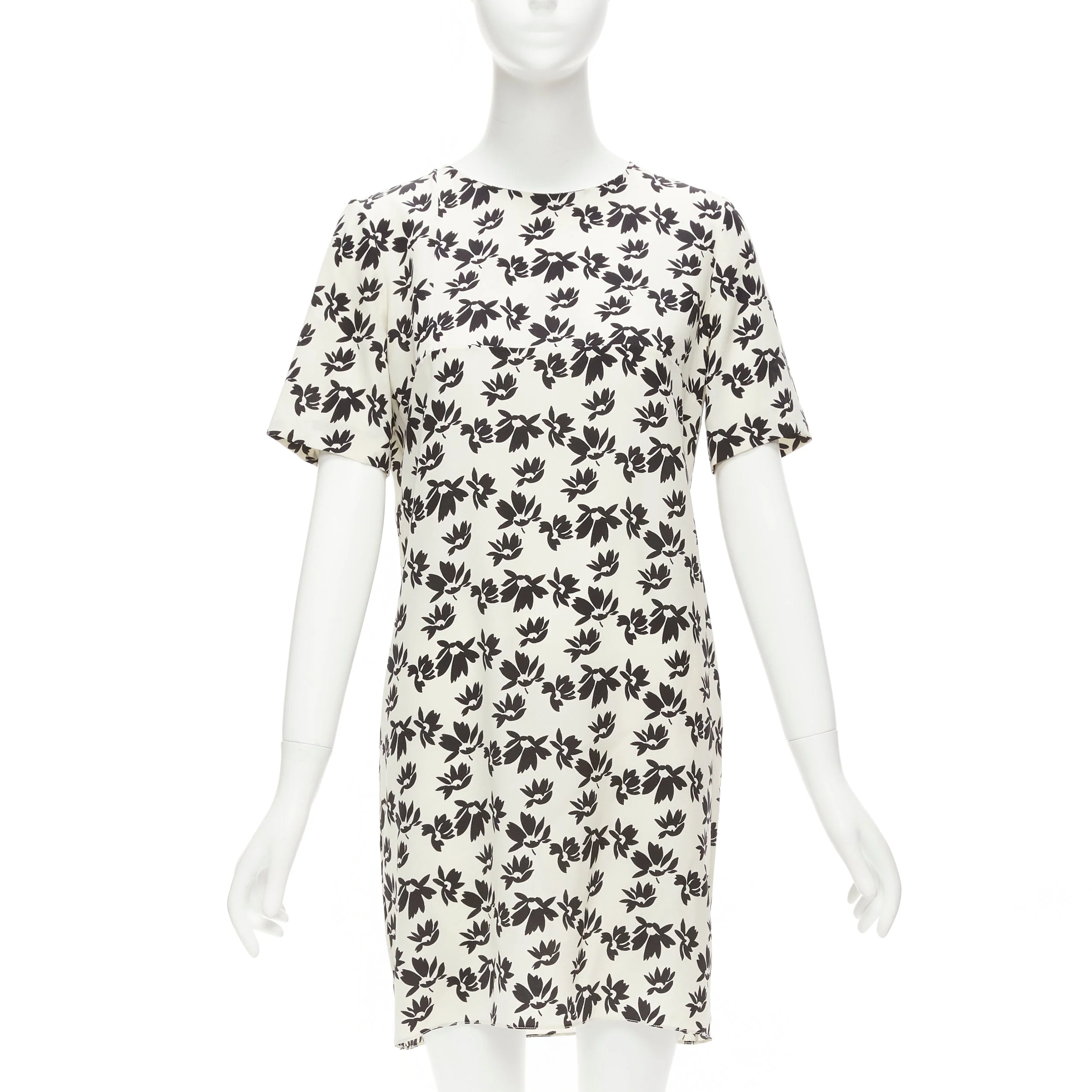 Women's Marni Floral Print Asymmetric Panel Dress - Image 7