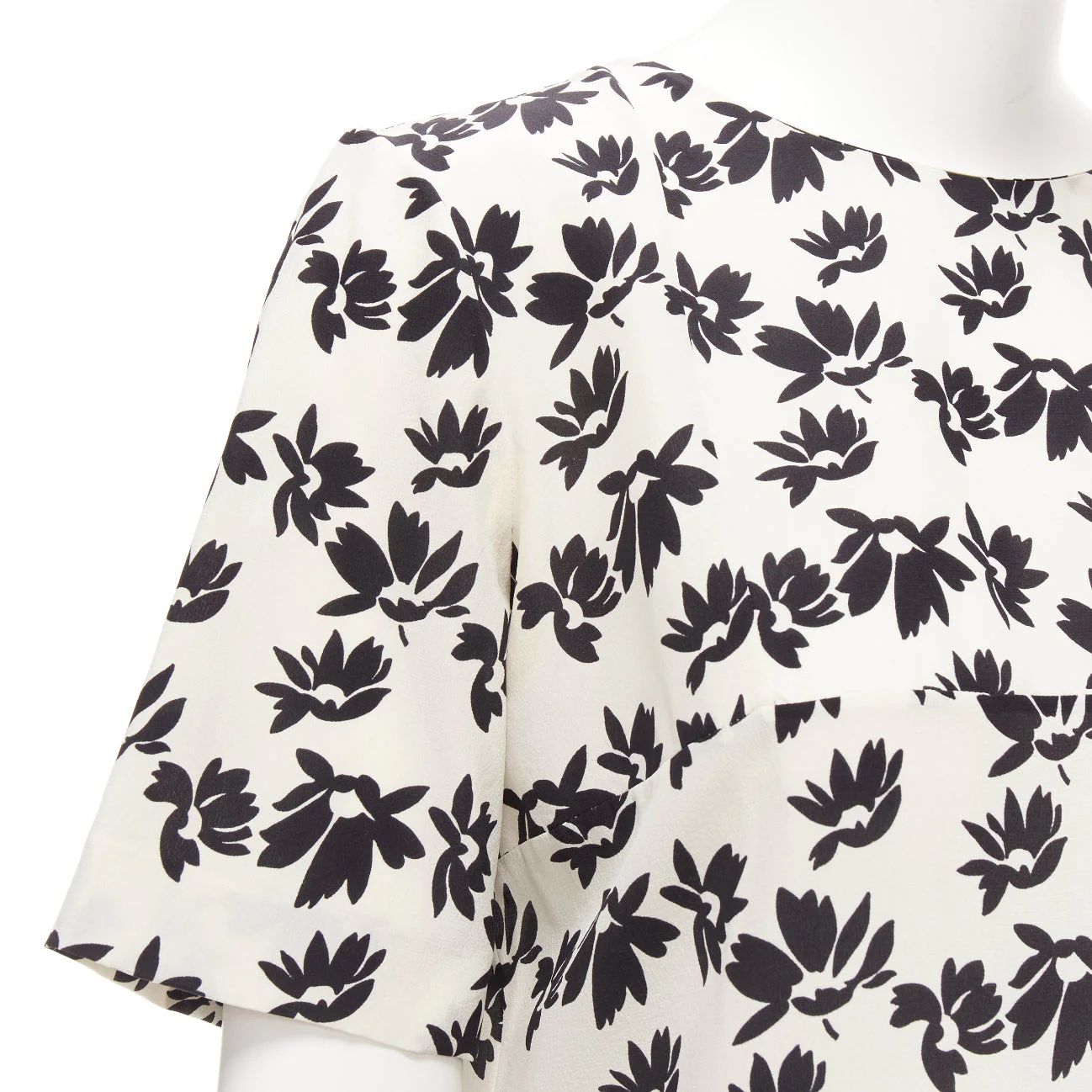Women's Marni Floral Print Asymmetric Panel Dress - Image 8
