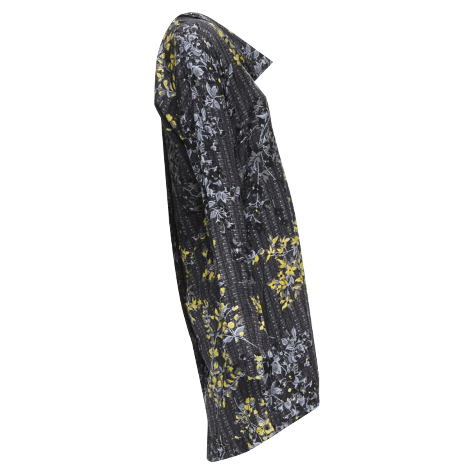 Women's Marni geometric floral print cowl neck silk dress - Image 3