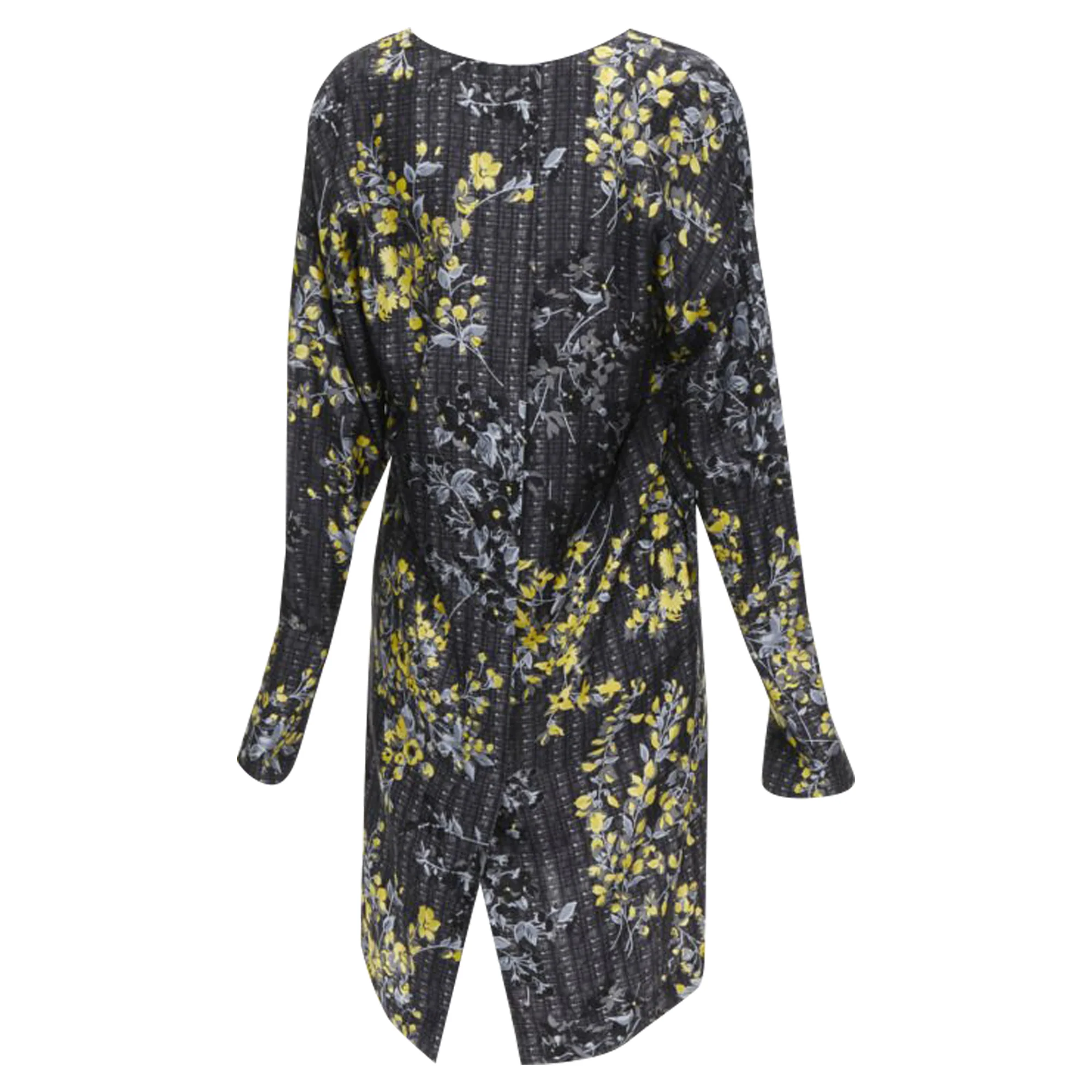 Women's Marni geometric floral print cowl neck silk dress - Image 4