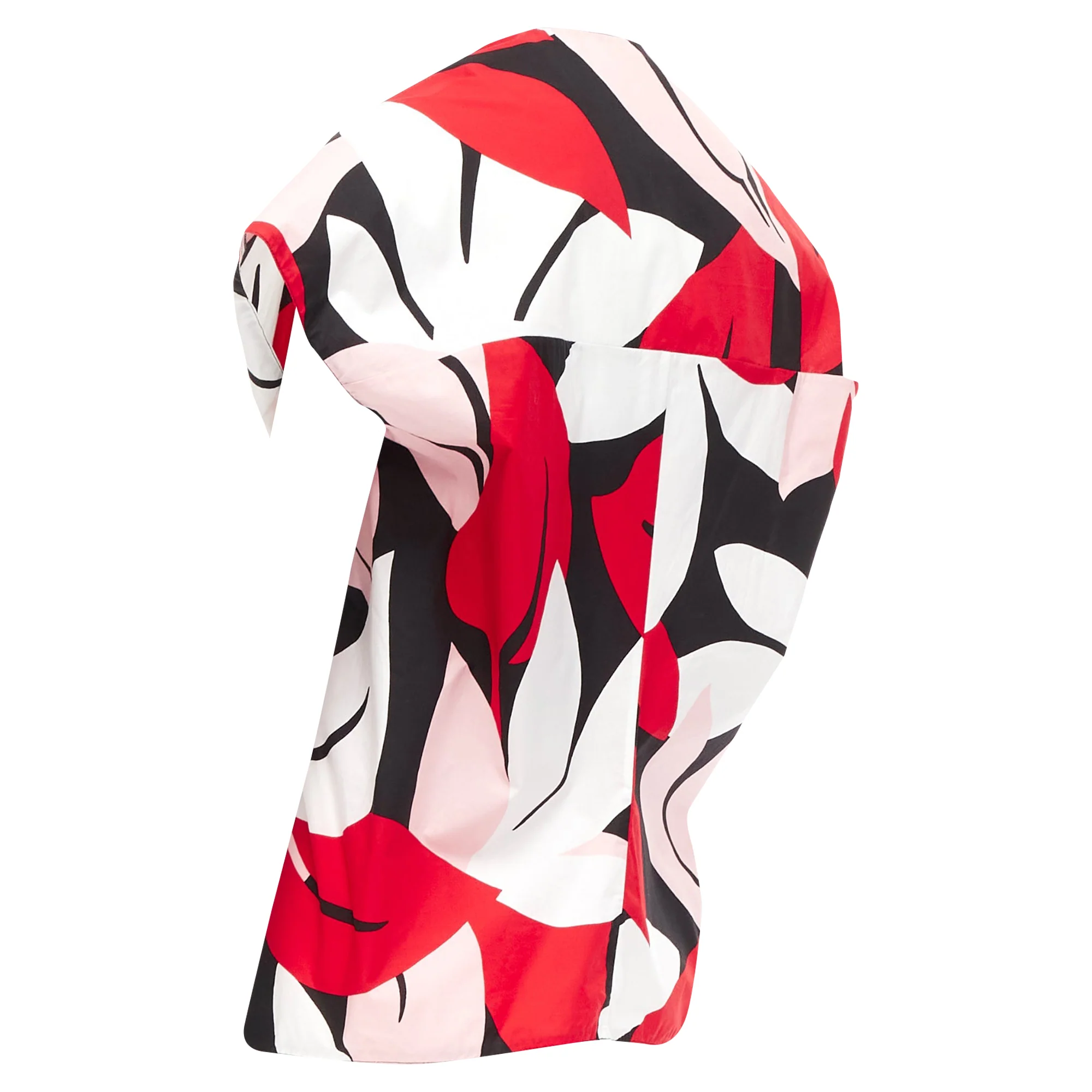 Women's Marni geometric print cap sleeve boxy top - Image 6