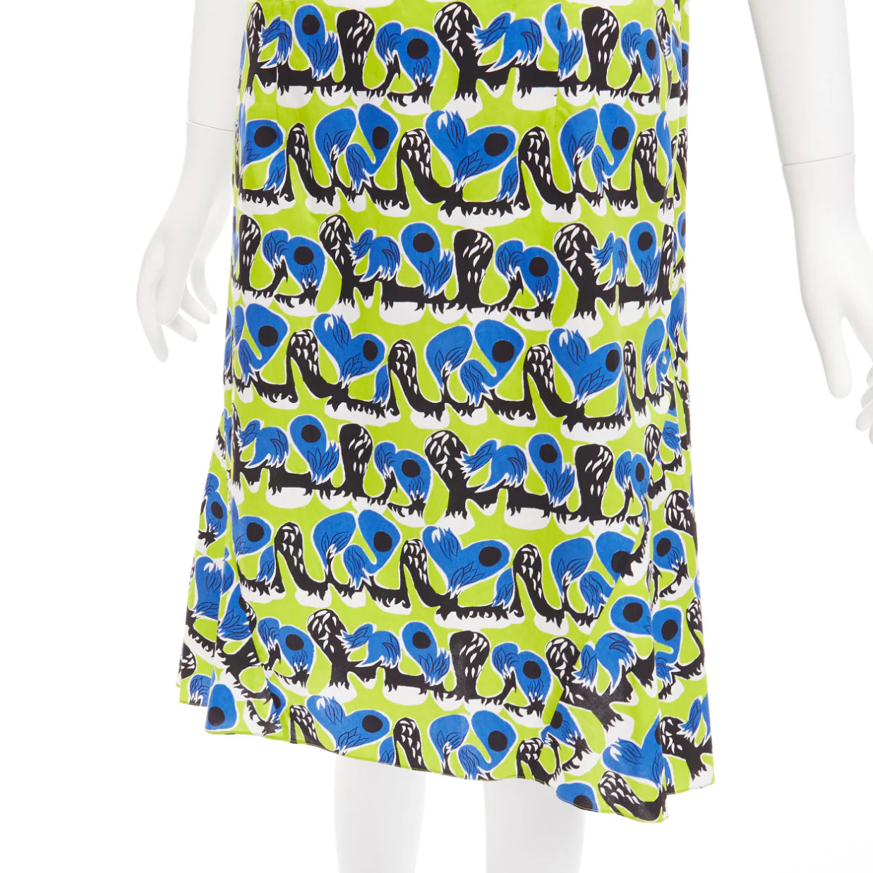 Women's Marni geometric print cotton kick summer dress - Image 8
