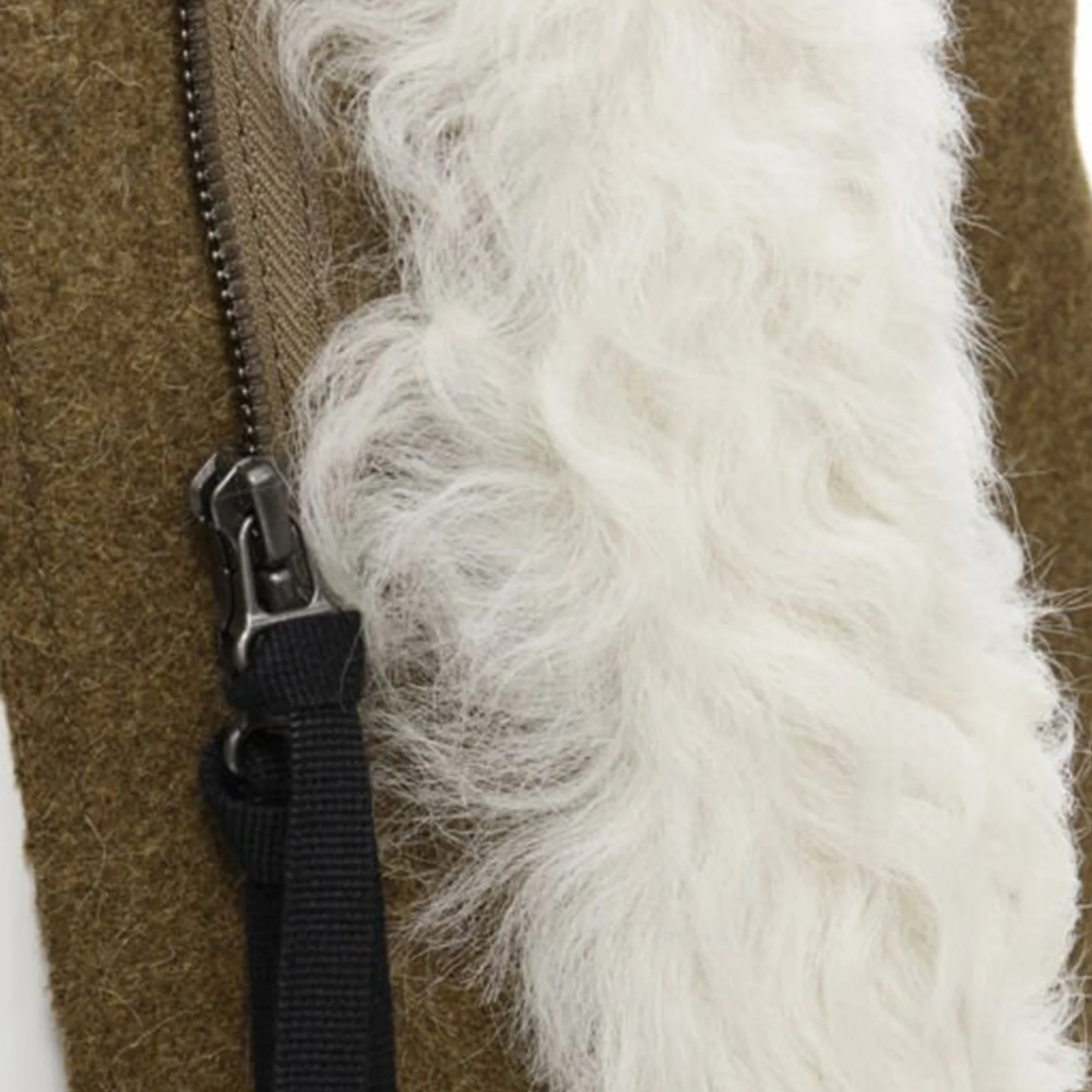 Women's Marni lamb shearling fur wool sleeves winter coat - Image 2
