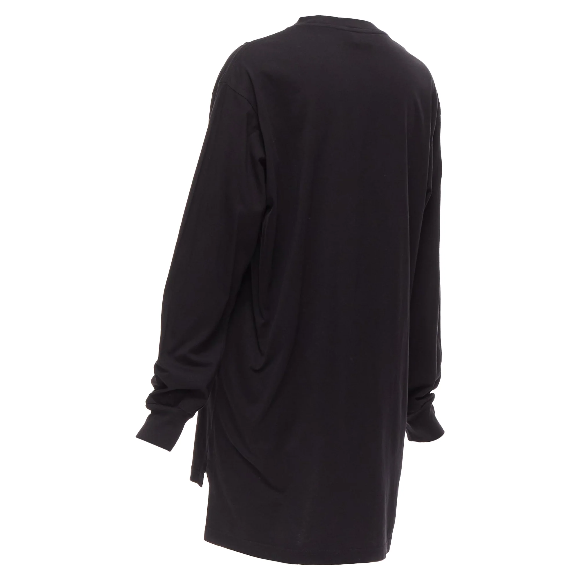 Women's Marni logo print long sleeve crew neck sweater dress - Image 6