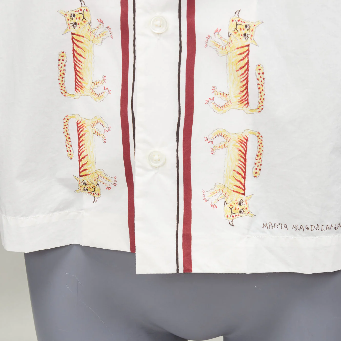 Women's Marni Maria Magdalena Suarez cotton tiger print shirt - Image 2