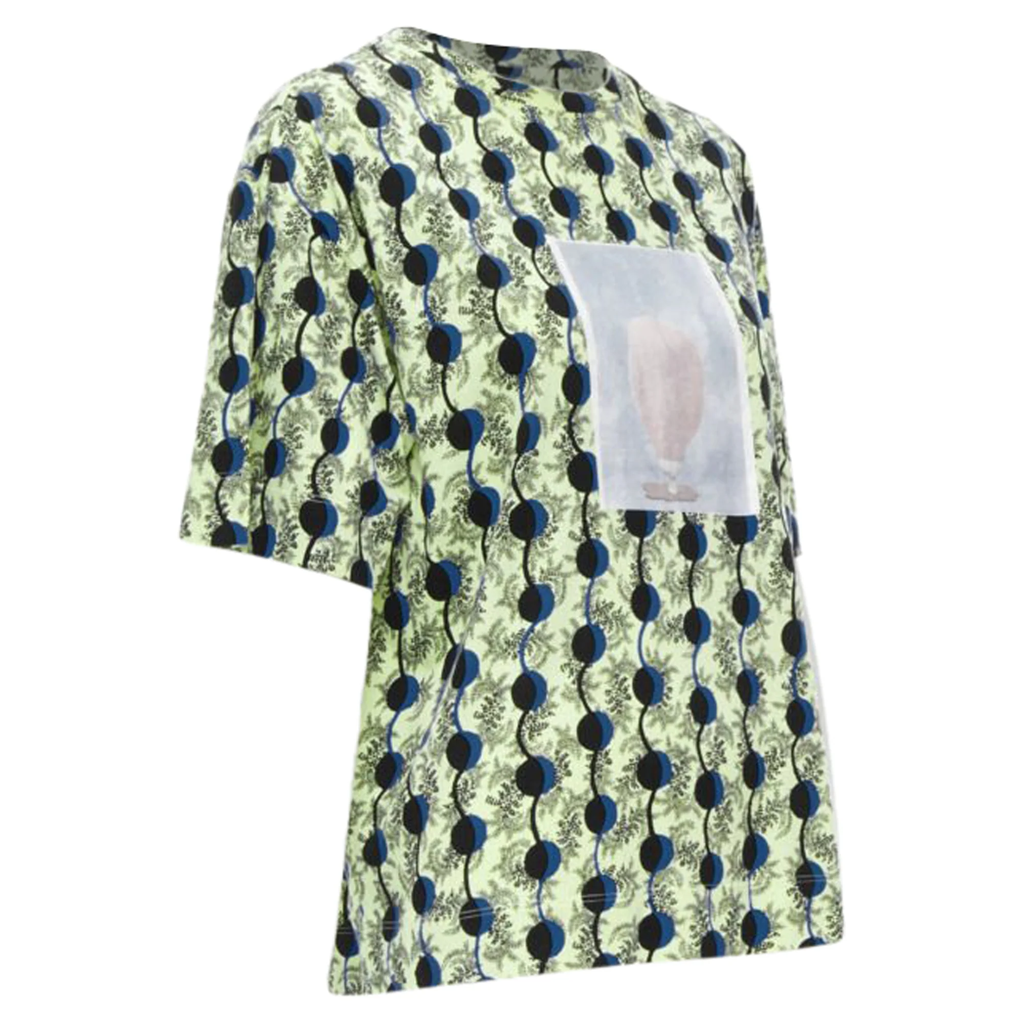 Women's Marni paisley geometric photo print short sleeve boxy tshirt - Image 3