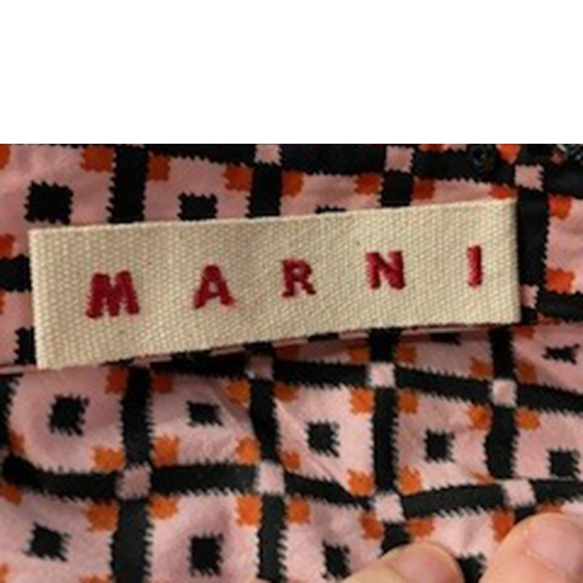 Women's Marni Patterned Sleeveless Blouse in Multicolor Cotton - Image 3