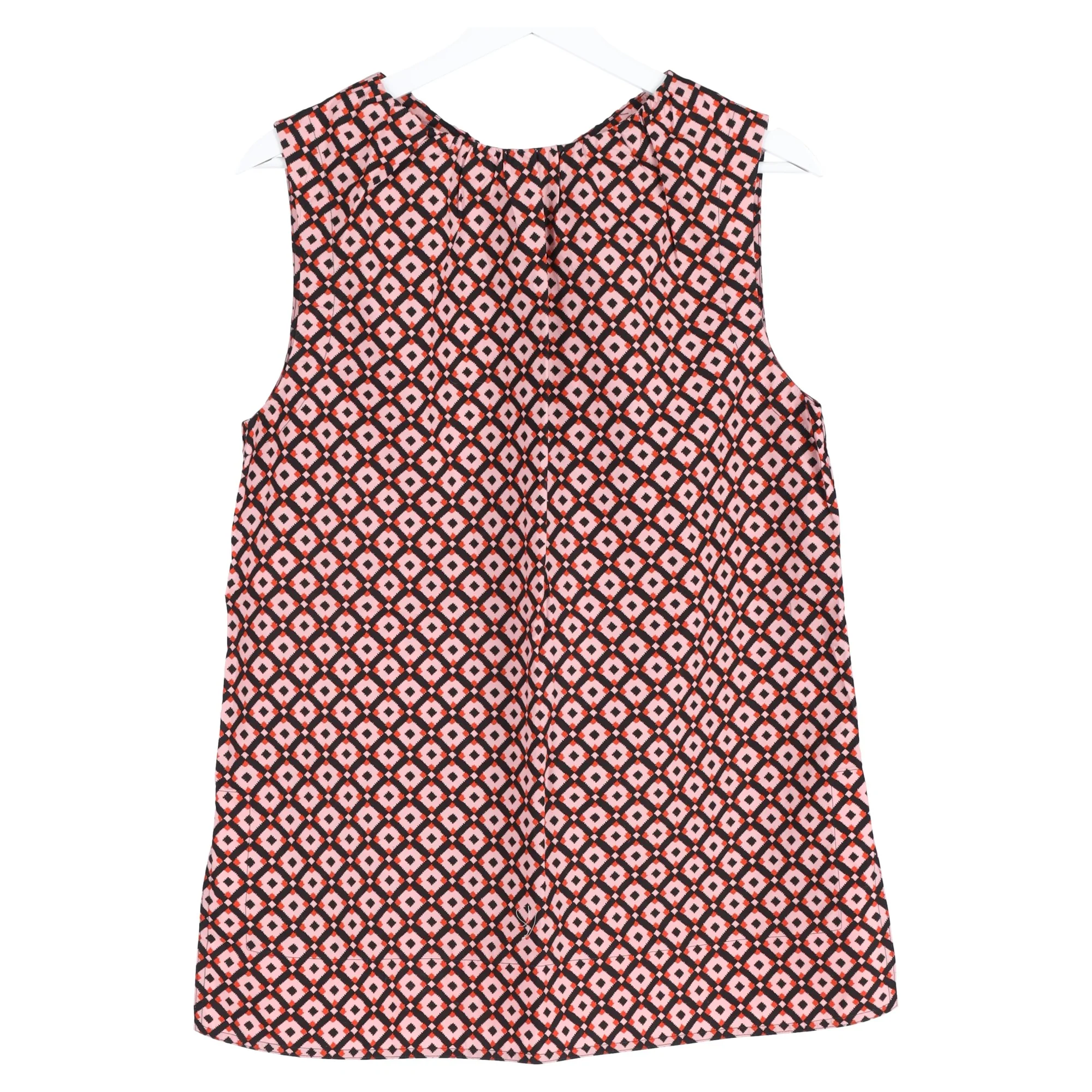Women's Marni Patterned Sleeveless Blouse in Multicolor Cotton - Image 4