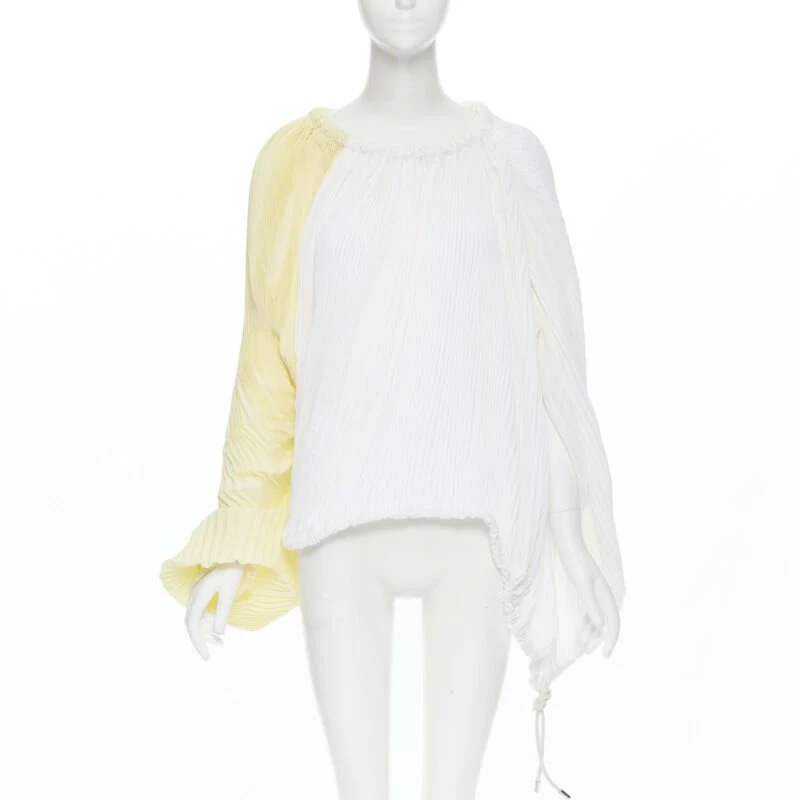 Women's Marni pleat cord open back voluminous top - Image 7