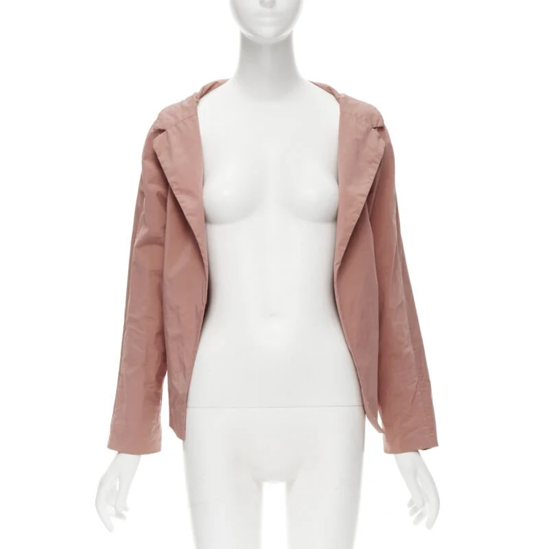 Women's Marni polyamide nylon spread collar blazer jacket - Image 7