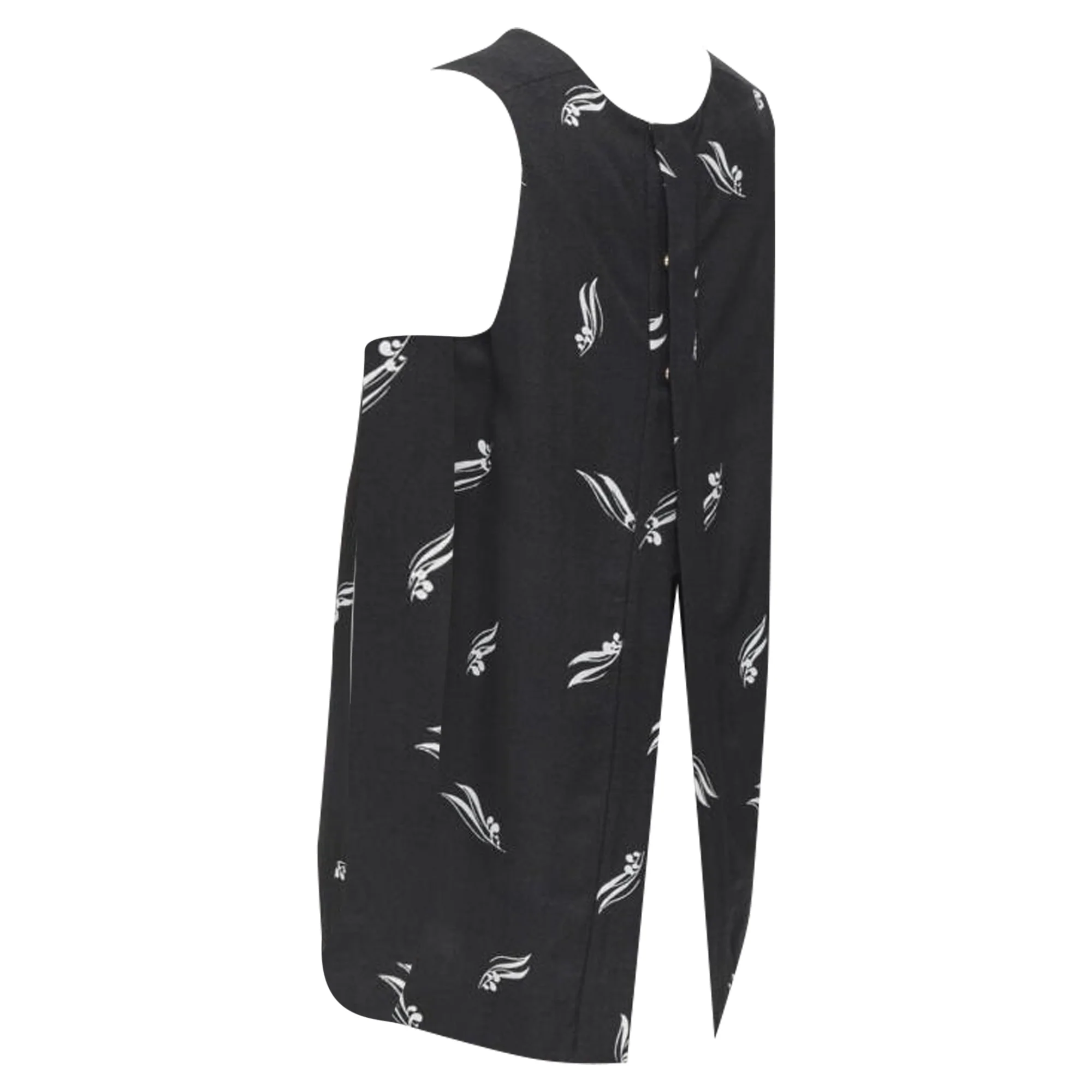 Women's Marni print crepe open splback sleeveless top - Image 6