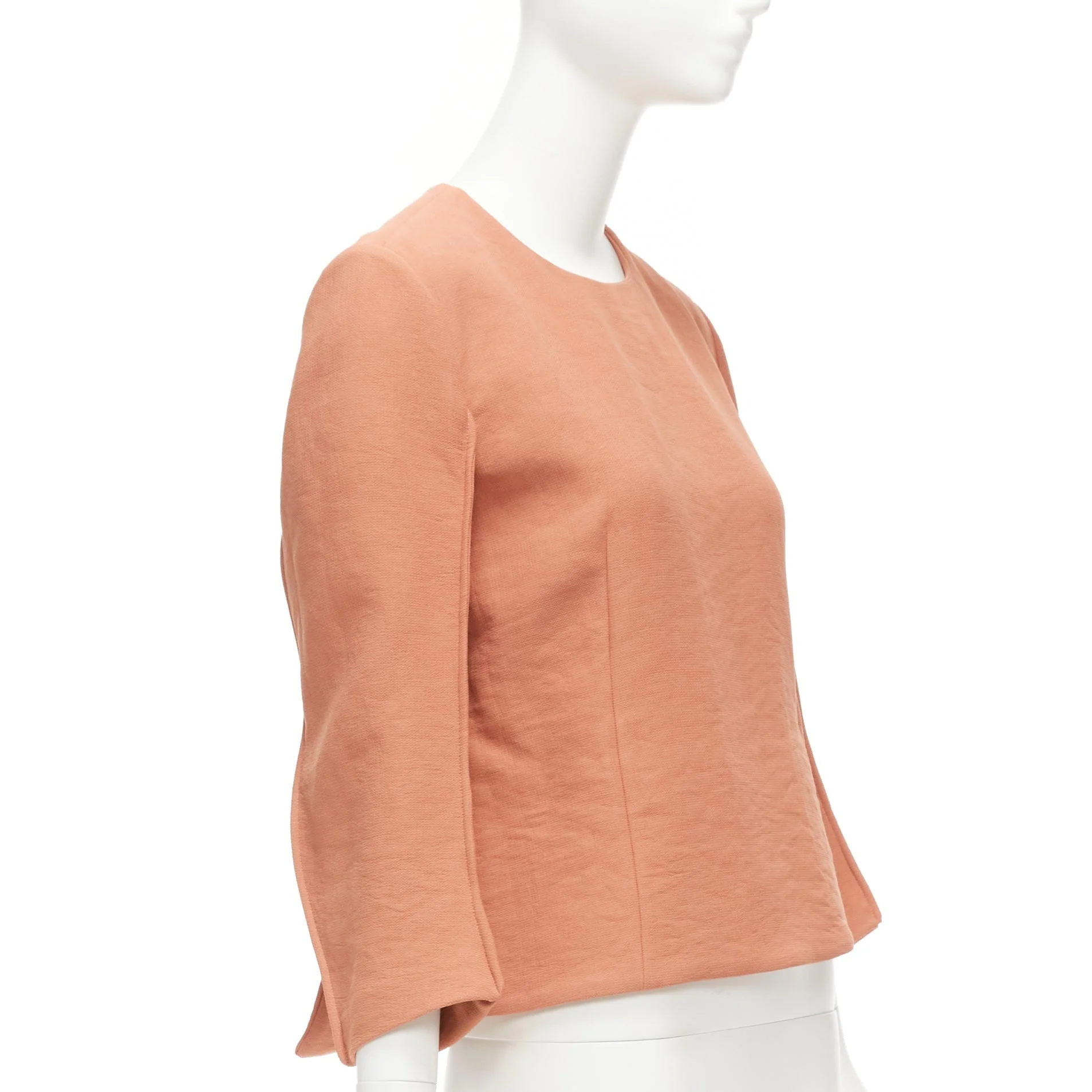 Women's Marni Reverse Piped 3/4 Sleeves Crew Neck Top - Image 4