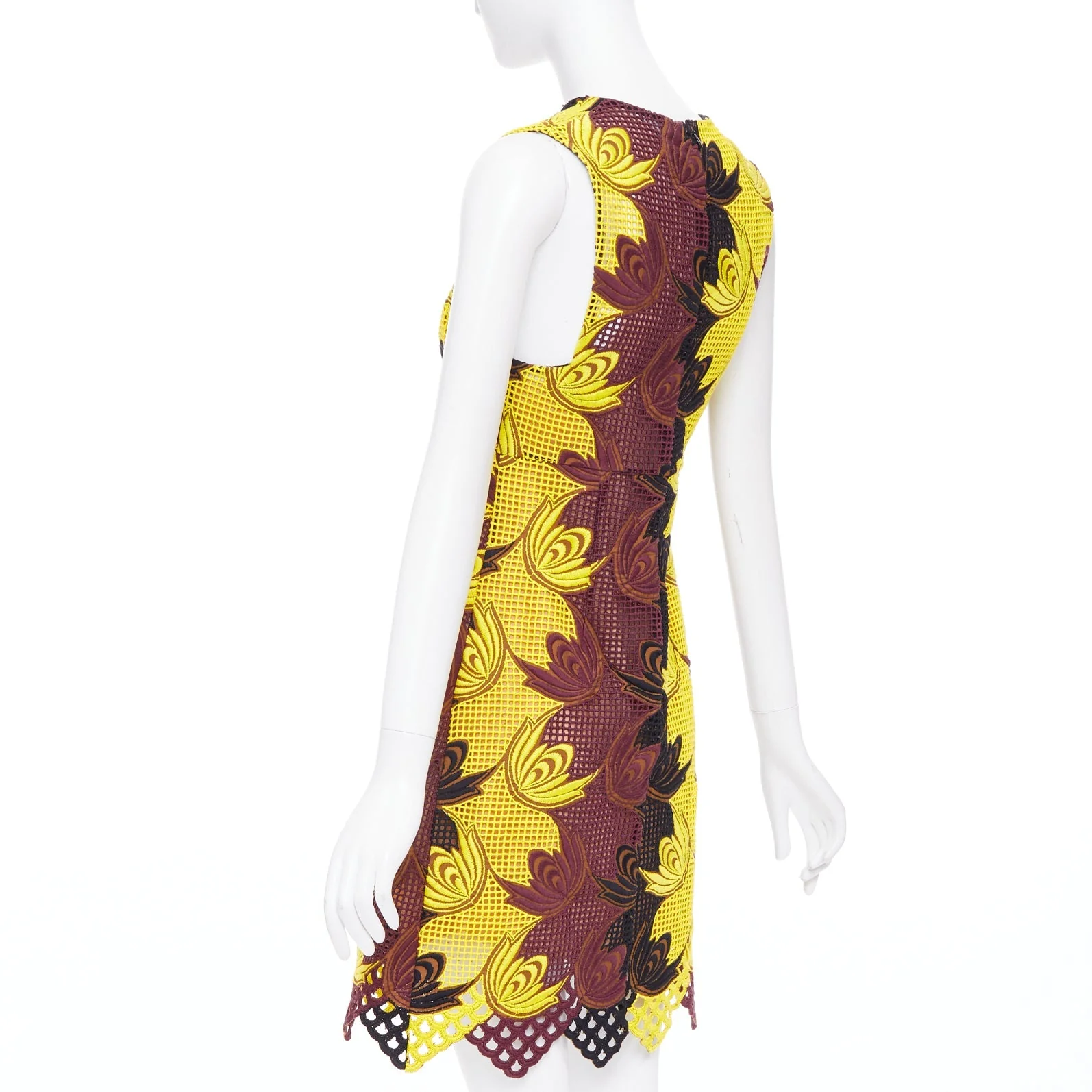 Women's Marni Runway acrylic silk mesh cocktail dress - Image 6